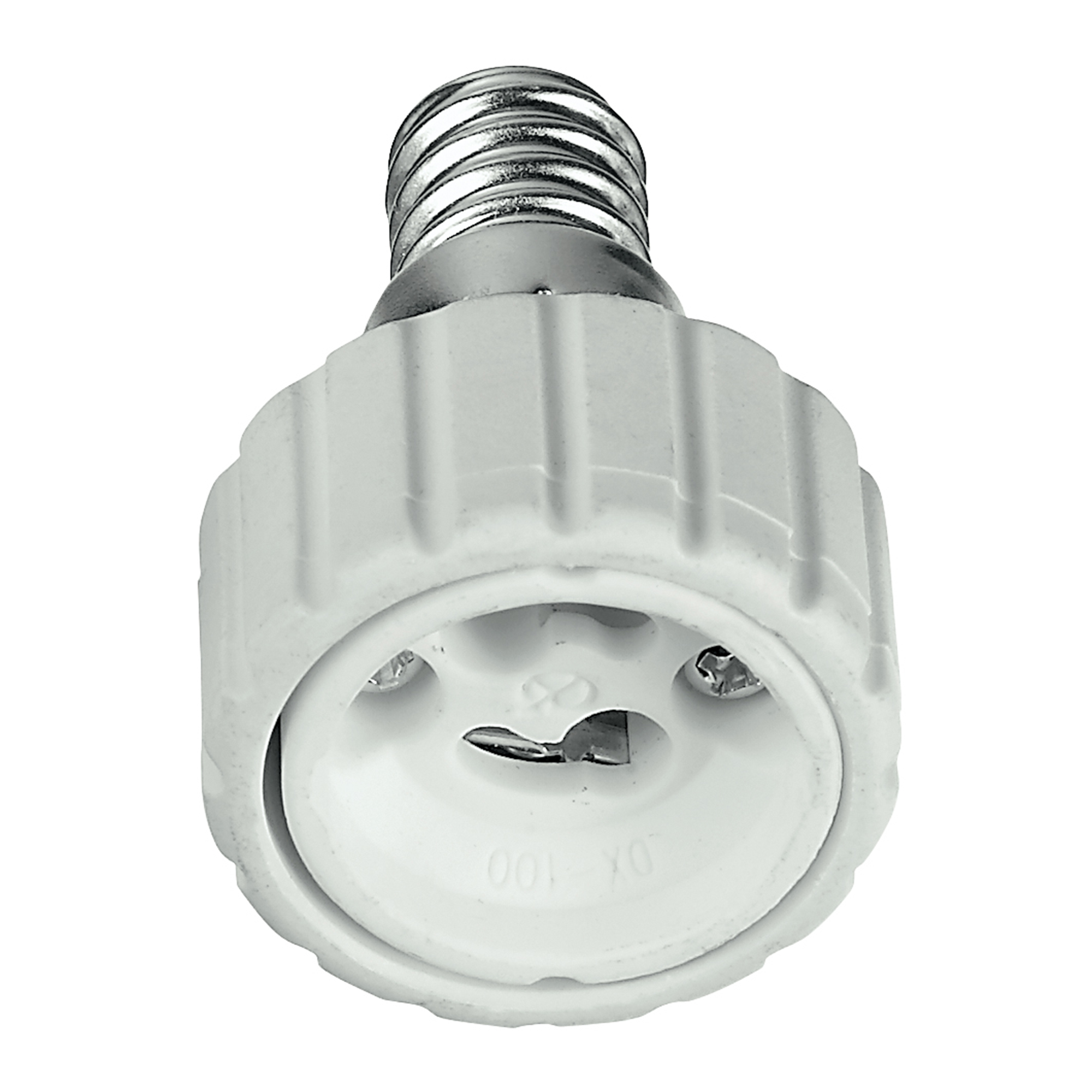 ADATTATORE PER PORTALAMPADE DA E14 A GU10 - Intec