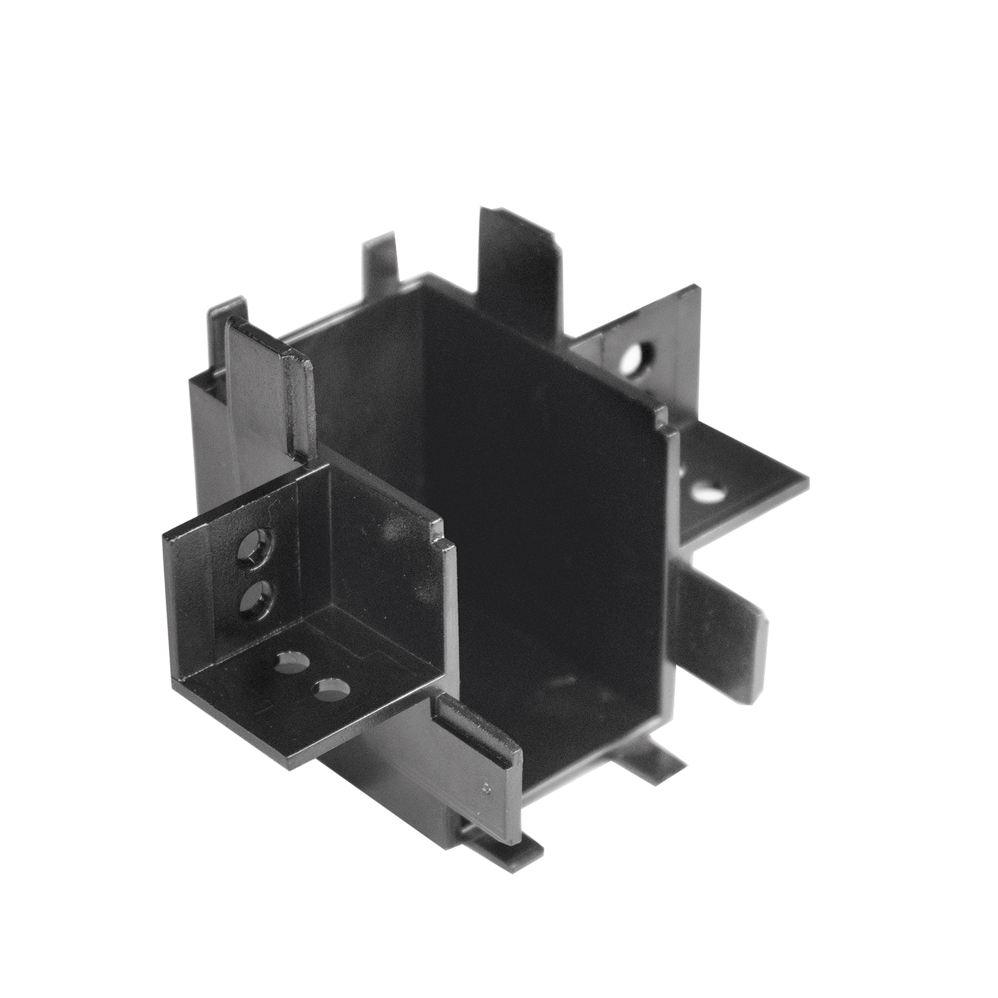 CONNETTORE ANGOLARE VERTICALE PER ALLOGGIO CON MONTAGGIO AD INCASSO A FILO BINARIO BERNINI 4,63X3,33X6,5CM - Intec