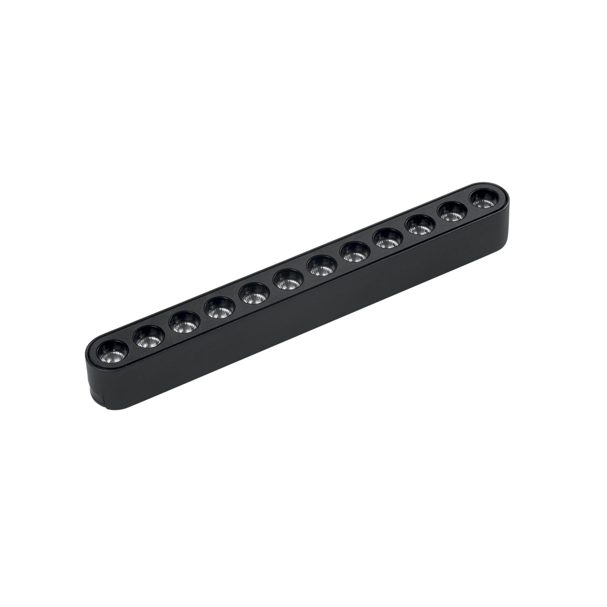 LAMPADA LED LINEARE BINARIO BERNINI 48V NERO IN ALLUMINIO E PLASTICA 12W 1440LM CCT 2,9X22,23X2,5 - Intec
