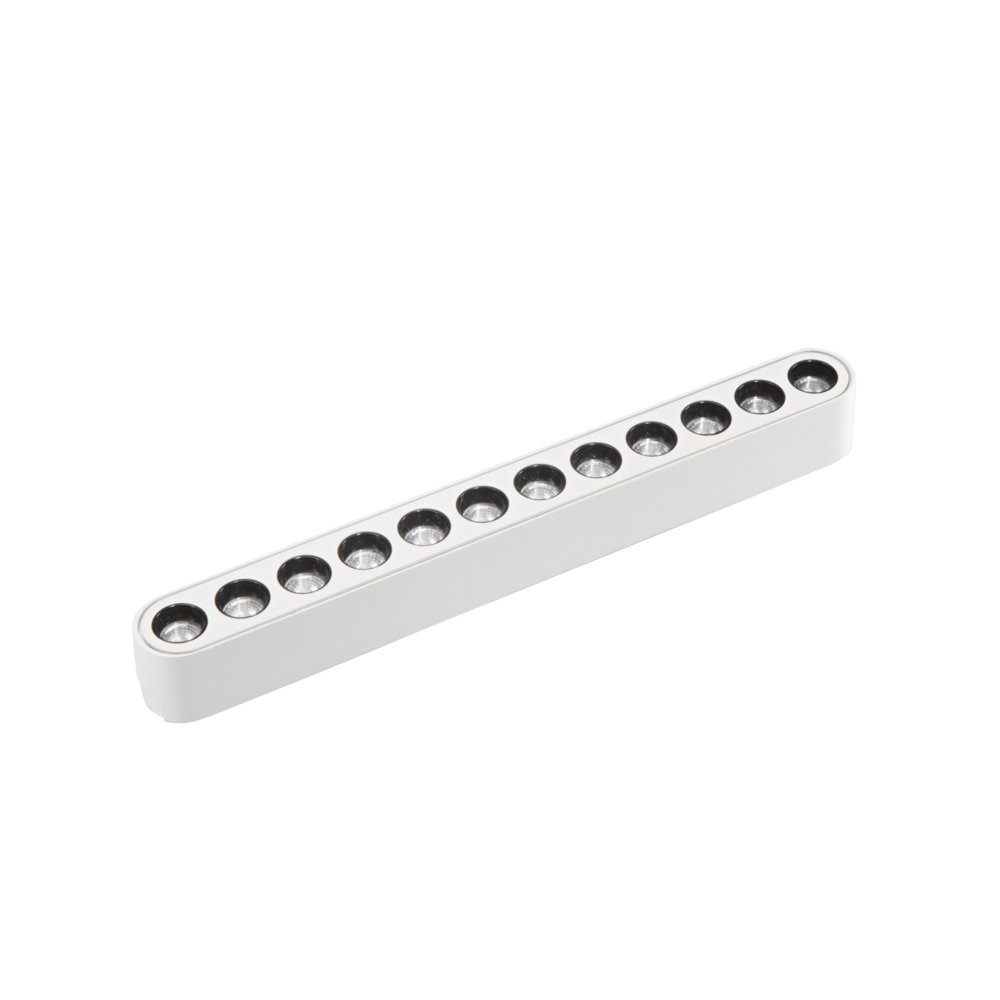 LAMPADA LED LINEARE BINARIO BERNINI 48V NERO IN ALLUMINIO E PLASTICA 12W 1440LM CCT 2,9X22,23X2,5 - Intec
