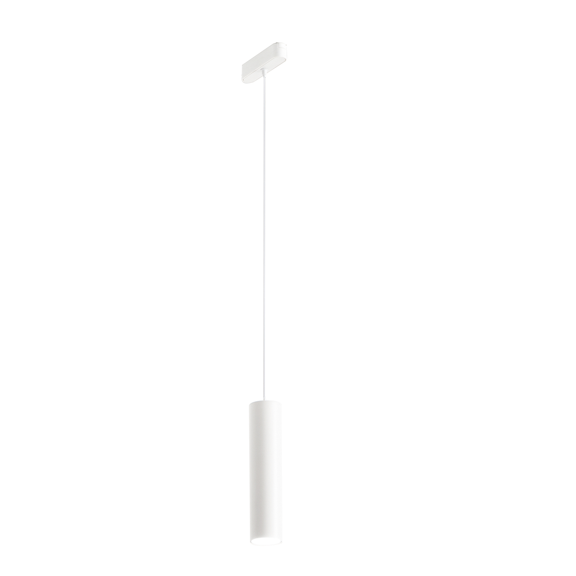 SOSPENSIONE LED BINARIO BERNINI NERO IN ALLUMINIO E TERMOPLASTICA 9W 110LM CCT 150X5X22CM - Intec