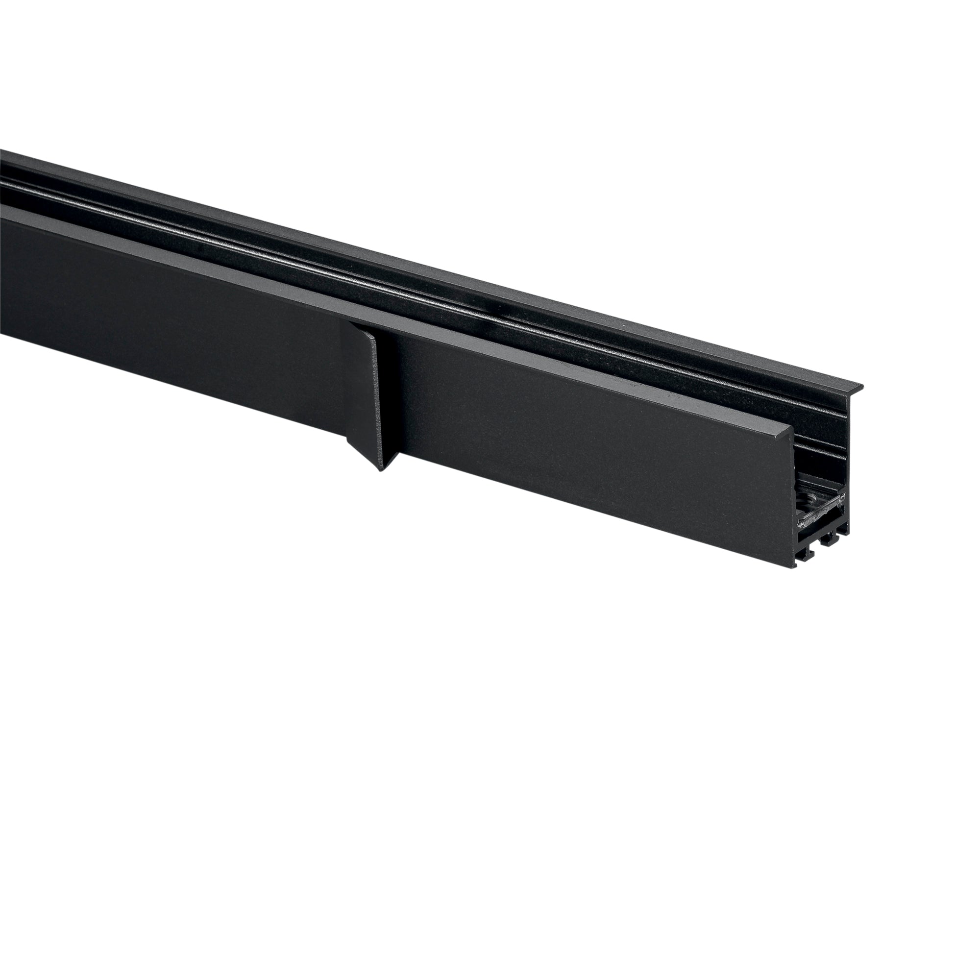 BINARIO DAVINCI A INCASSO NERO 200X4,2X3,9CM - Intec