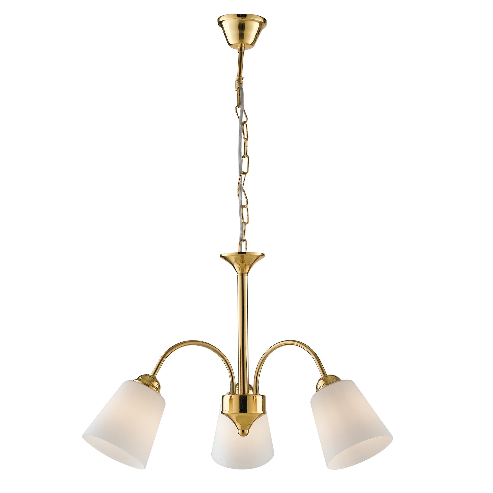 LAMPADARIO 1162 ORO 3XE14 55,5X87CM - Luce Ambiente e Design