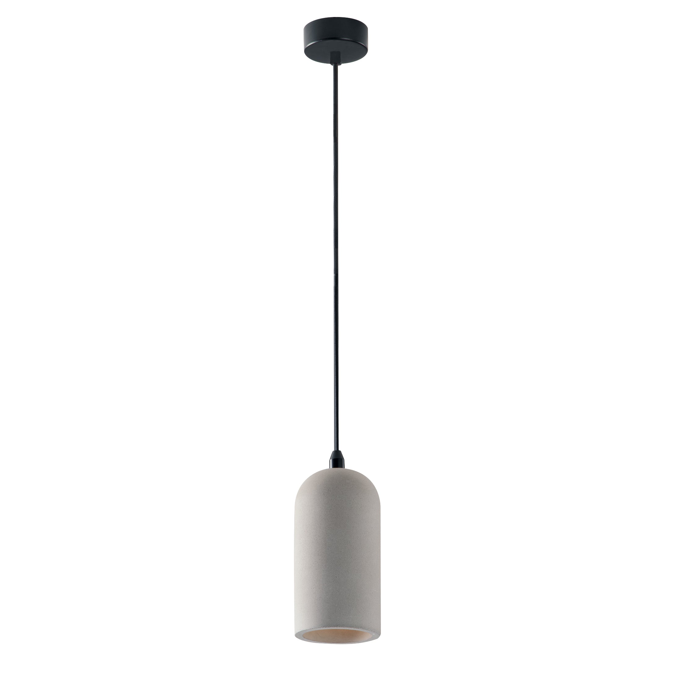 SOSPENSIONE ANDO FORMA GEOMETRICA GRIGIA 1XE27 10X150CM - Luce Ambiente e Design