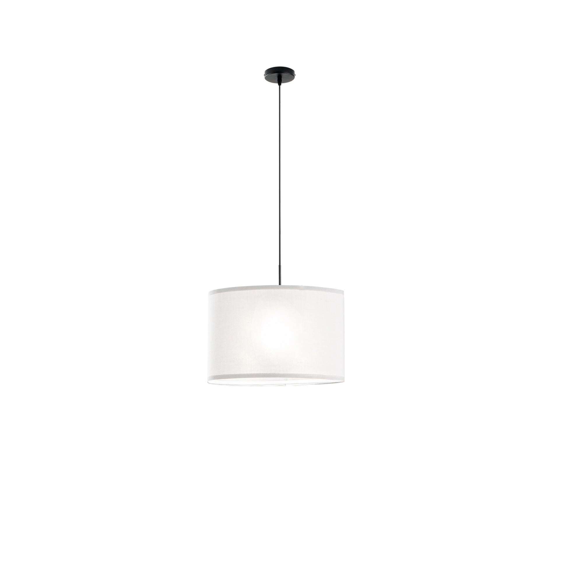 SOSPENSIONE CAPITAL BIANCA 1XE27 38X38X150CM - Luce Ambiente e Design