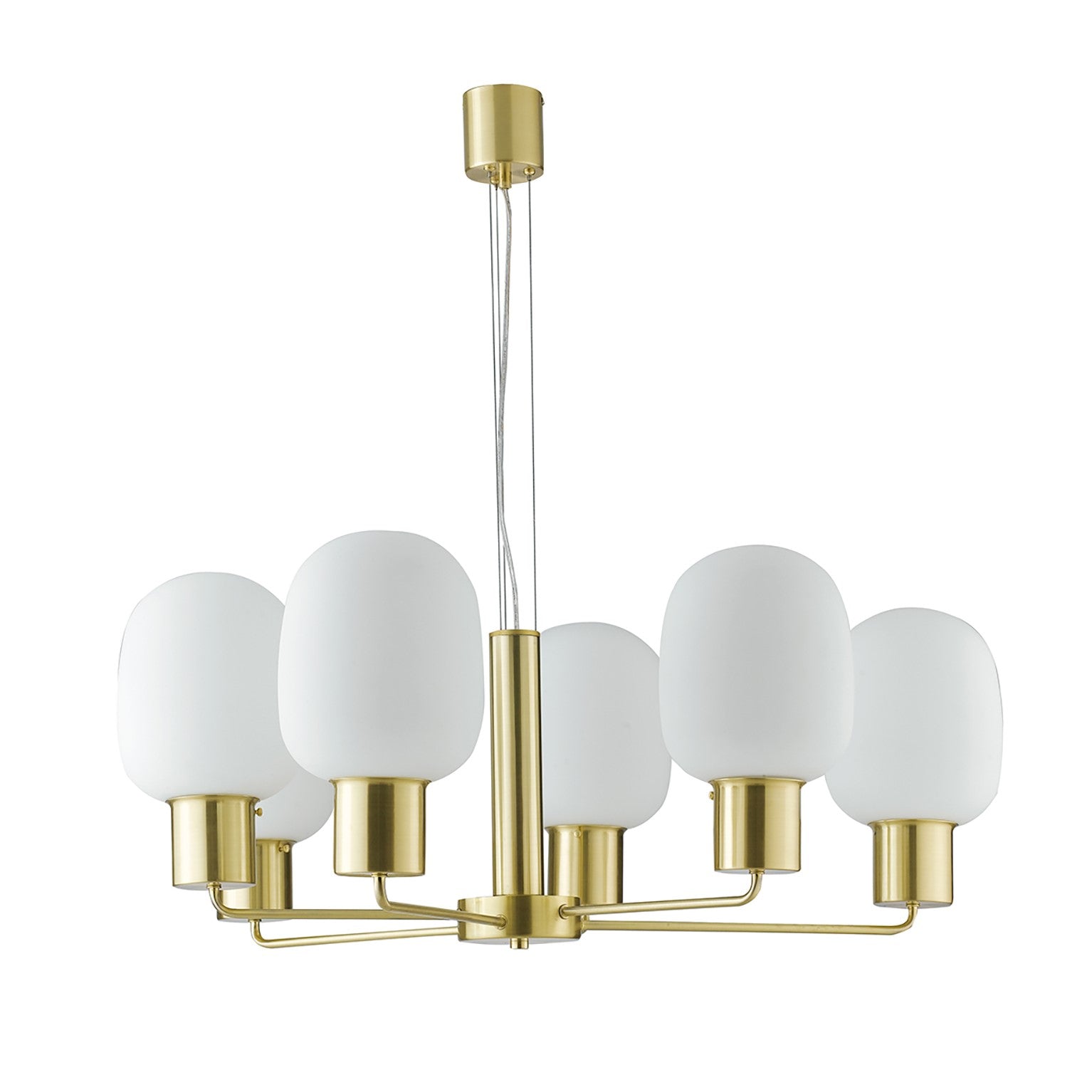 LAMPADARIO FELLINI ORO 6XE27 98X150CM - Luce Ambiente e Design
