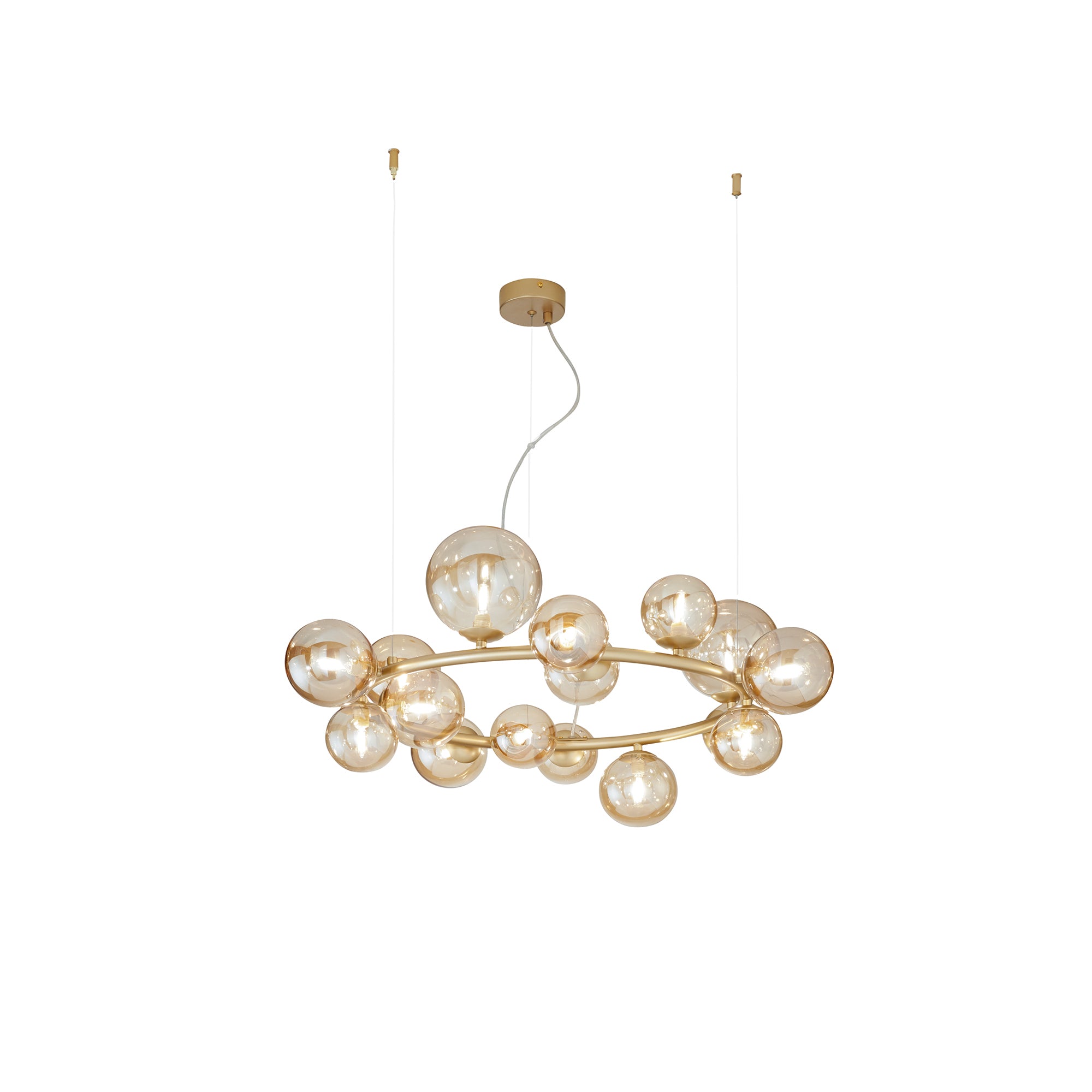 SOSPENSIONE HONEY ORO 16XG9 82X82X161CM - Luce Ambiente e Design