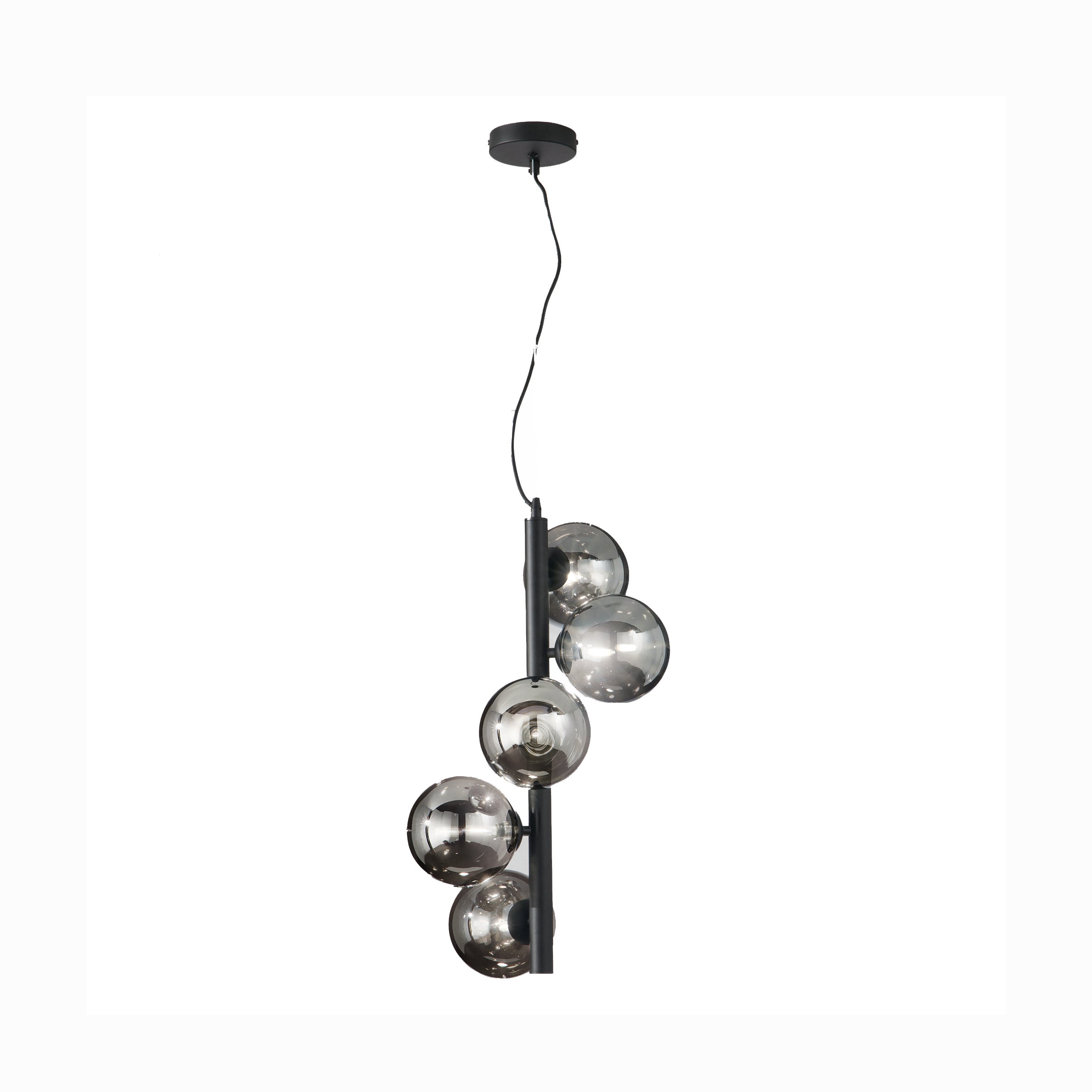 SOSPENSIONE HONEY NERA 5XG9 36,1X60,4X183CM - Luce Ambiente e Design