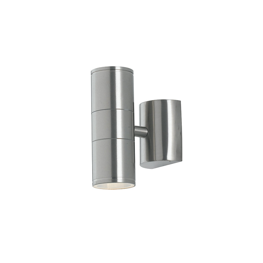 APPLIQUE JUMP ACCIAIO 2XGU10 IP44 16X11X6CM - Intec