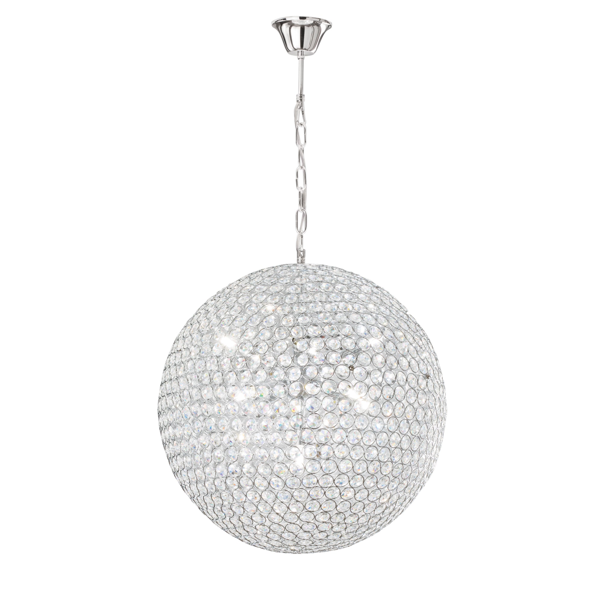 SOSPENSIONE PLANET CROMO 9XG9 50X50X120CM - Luce Ambiente e Design