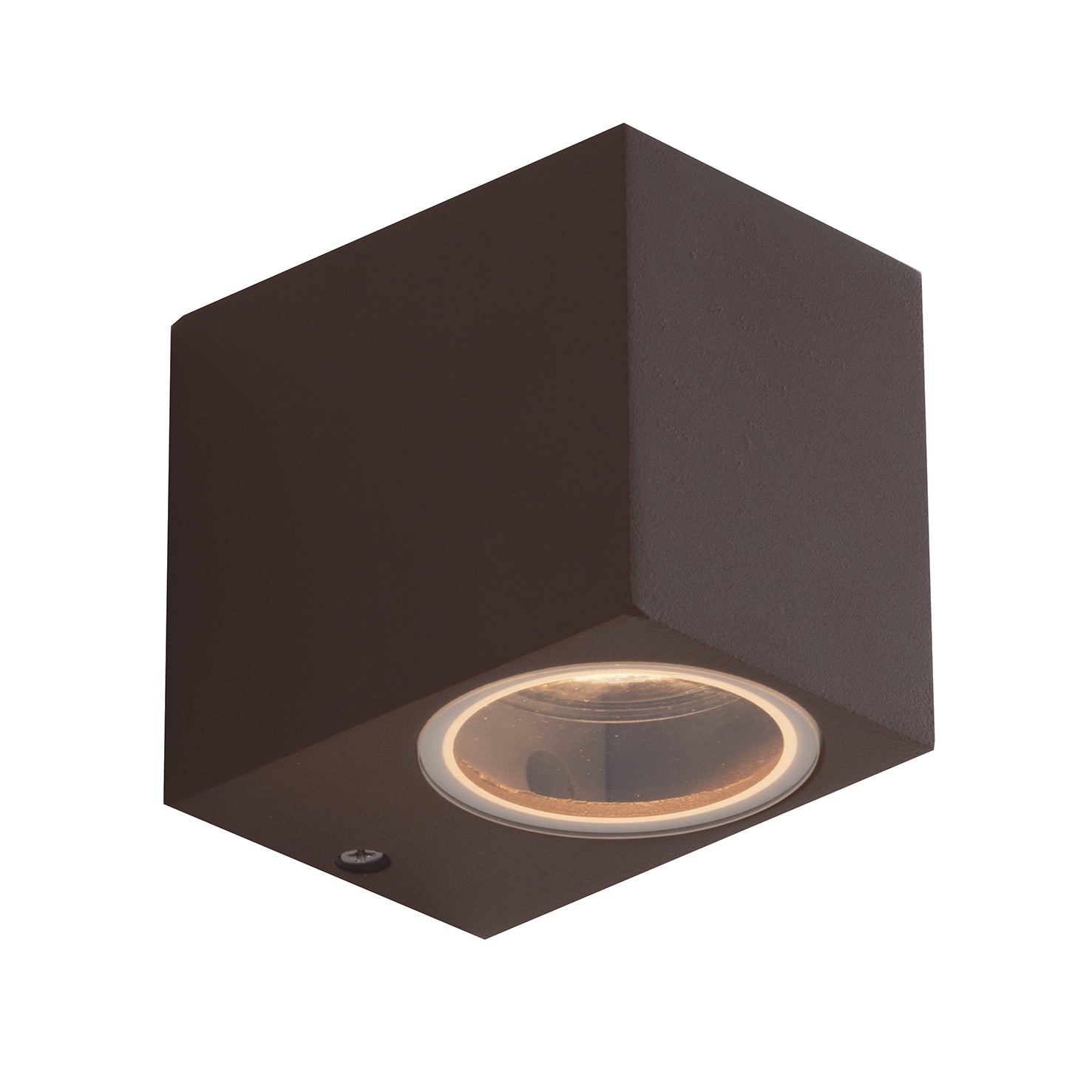 APPLIQUE QUBO CORTEN 1XGU10 IP54 9,3X8X6,7CM - Intec