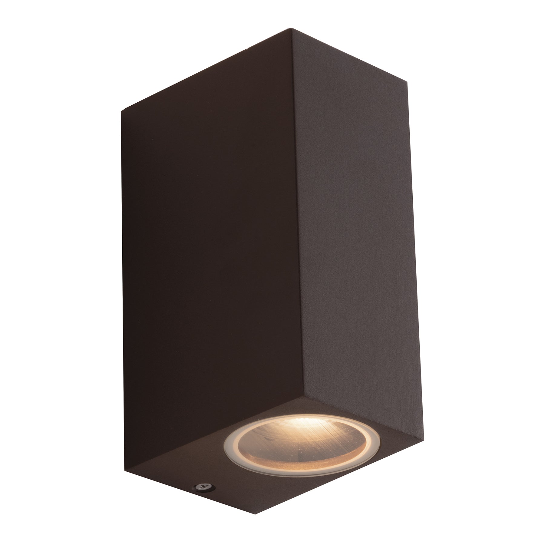 APPLIQUE QUBO CORTEN 2XGU10 IP54 15,1X9,3X6,7CM - Intec