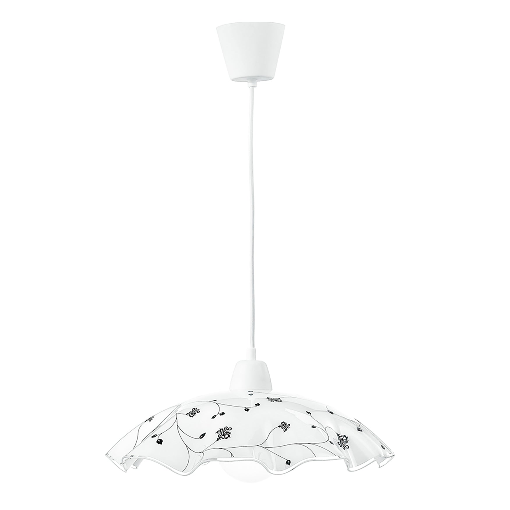 SOSPENSIONE ROOT BIANCA 1XE27 42X42X120CM - Luce Ambiente e Design