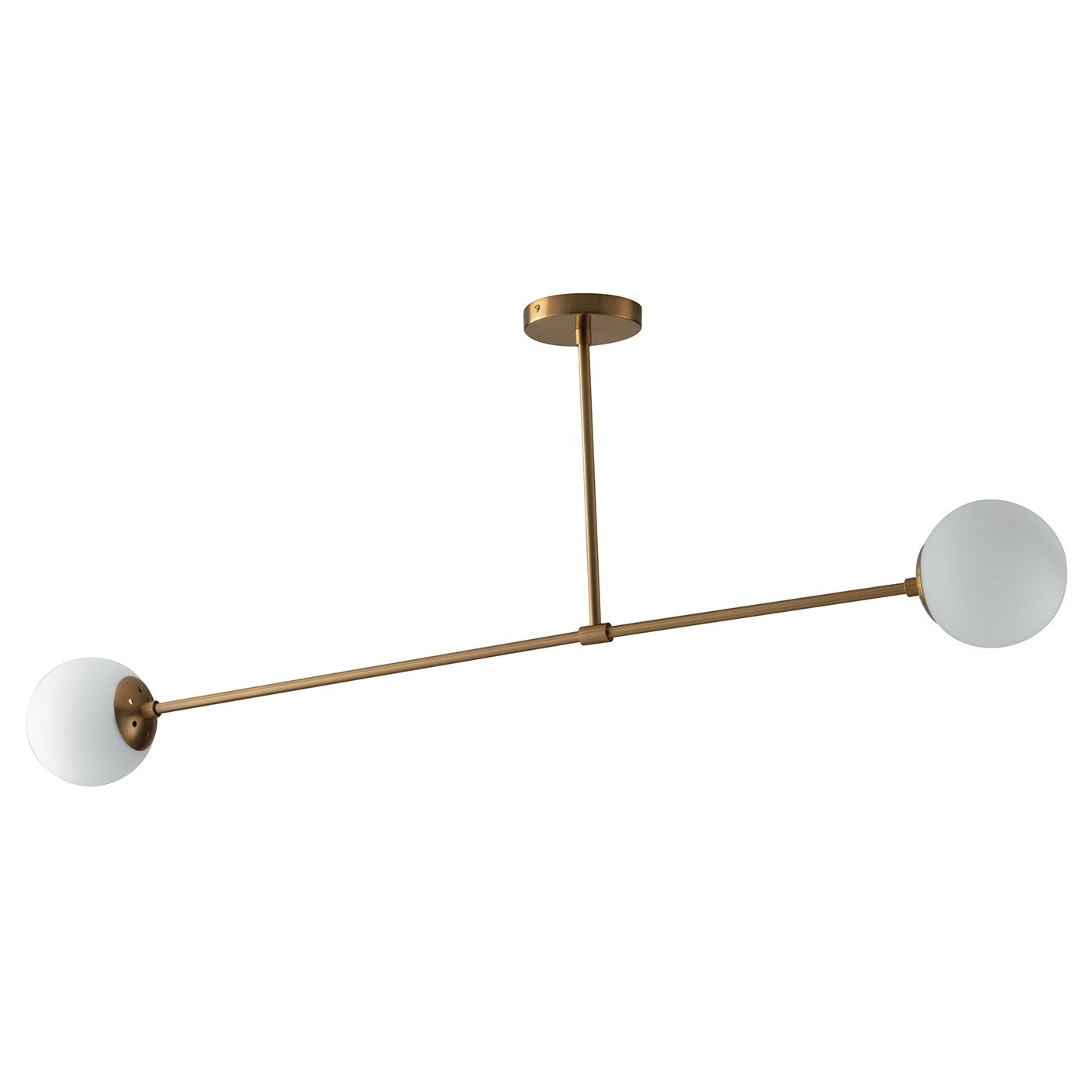 SOSPENSIONE THEMYS ORO 2XE14 120X170CM - Luce Ambiente e Design