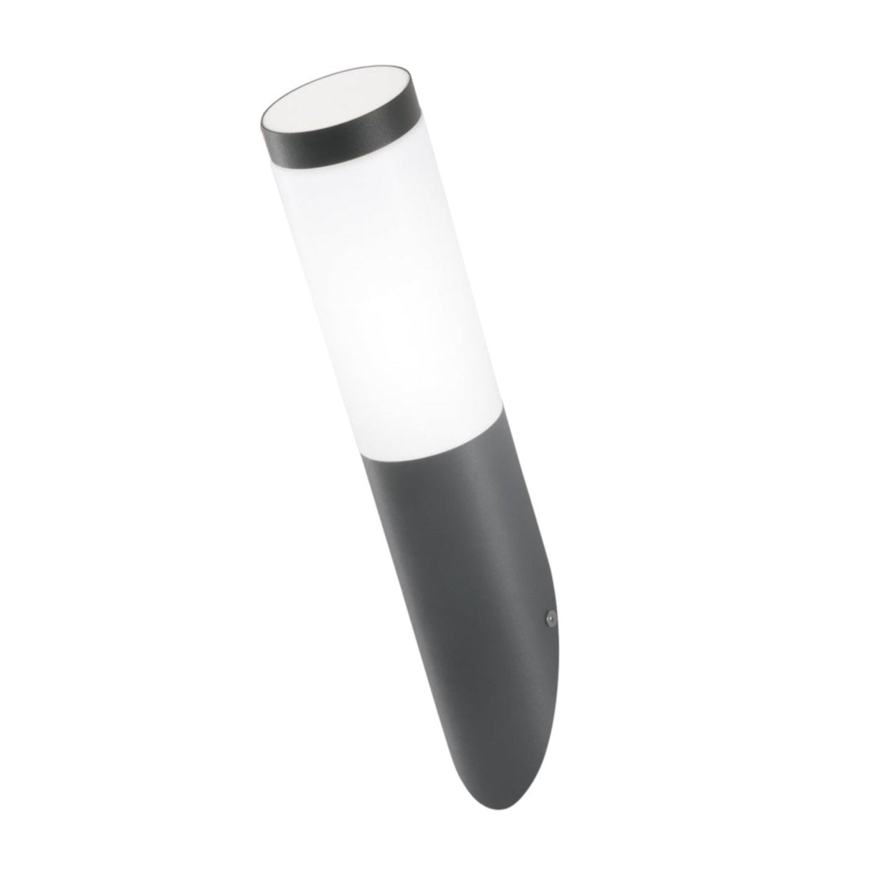 APPLIQUE TOKYO IN ACCIAIO INOX E POLICARBONATO ANTRACITE 1XE27 37,6X7,6X7,6 IP44CM - Intec
