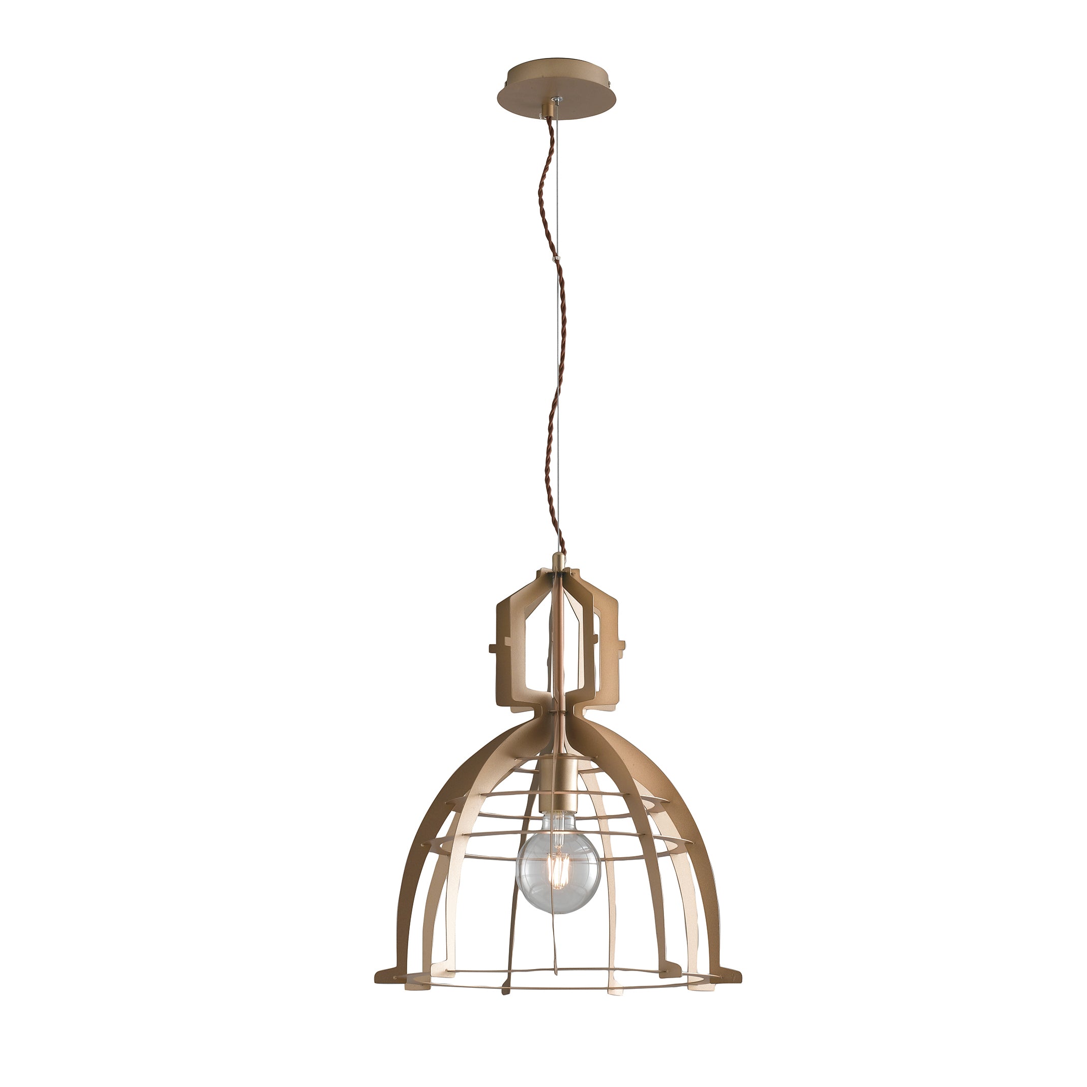 SOSPENSIONE URBAN ORO 1XE27 40X150CM - Luce Ambiente e Design