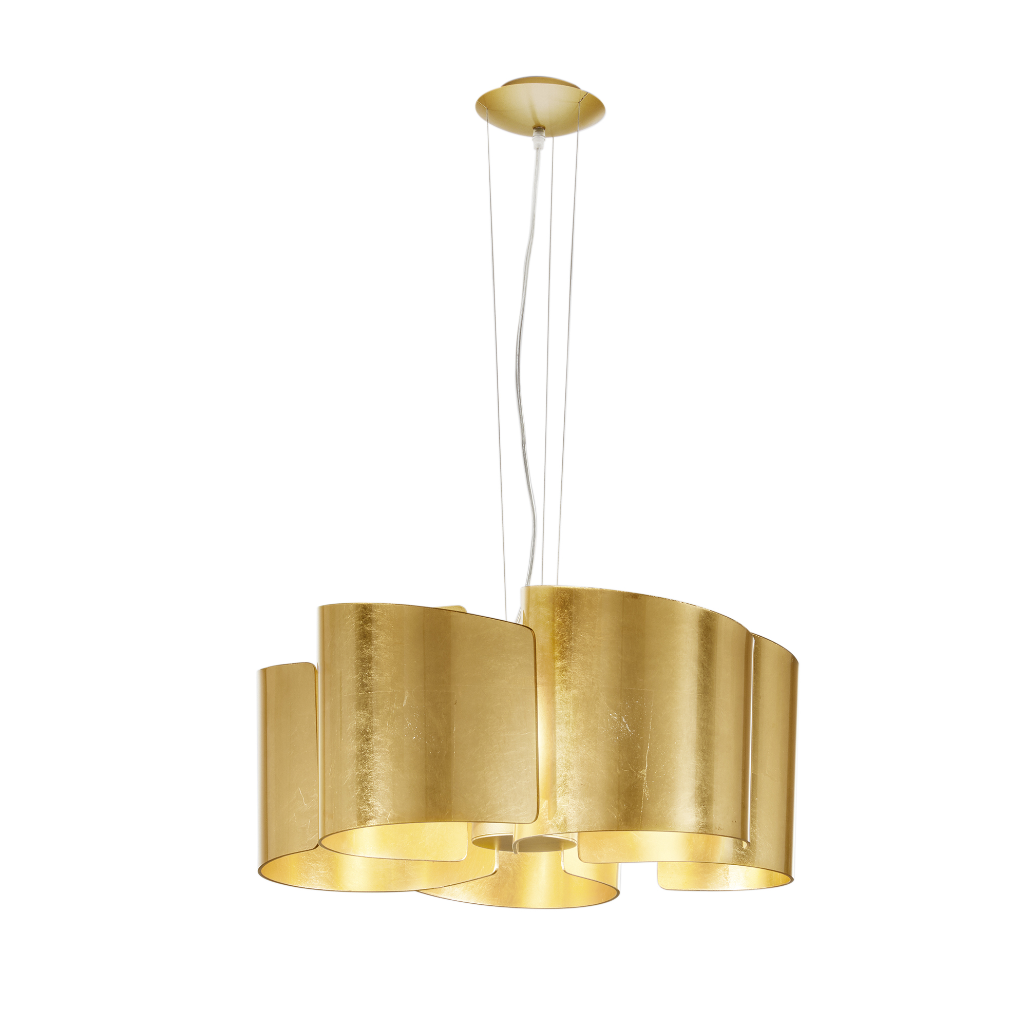 SOSPENSIONE IMAGINE ORO 5XE27 63X120CM - Luce Ambiente e Design
