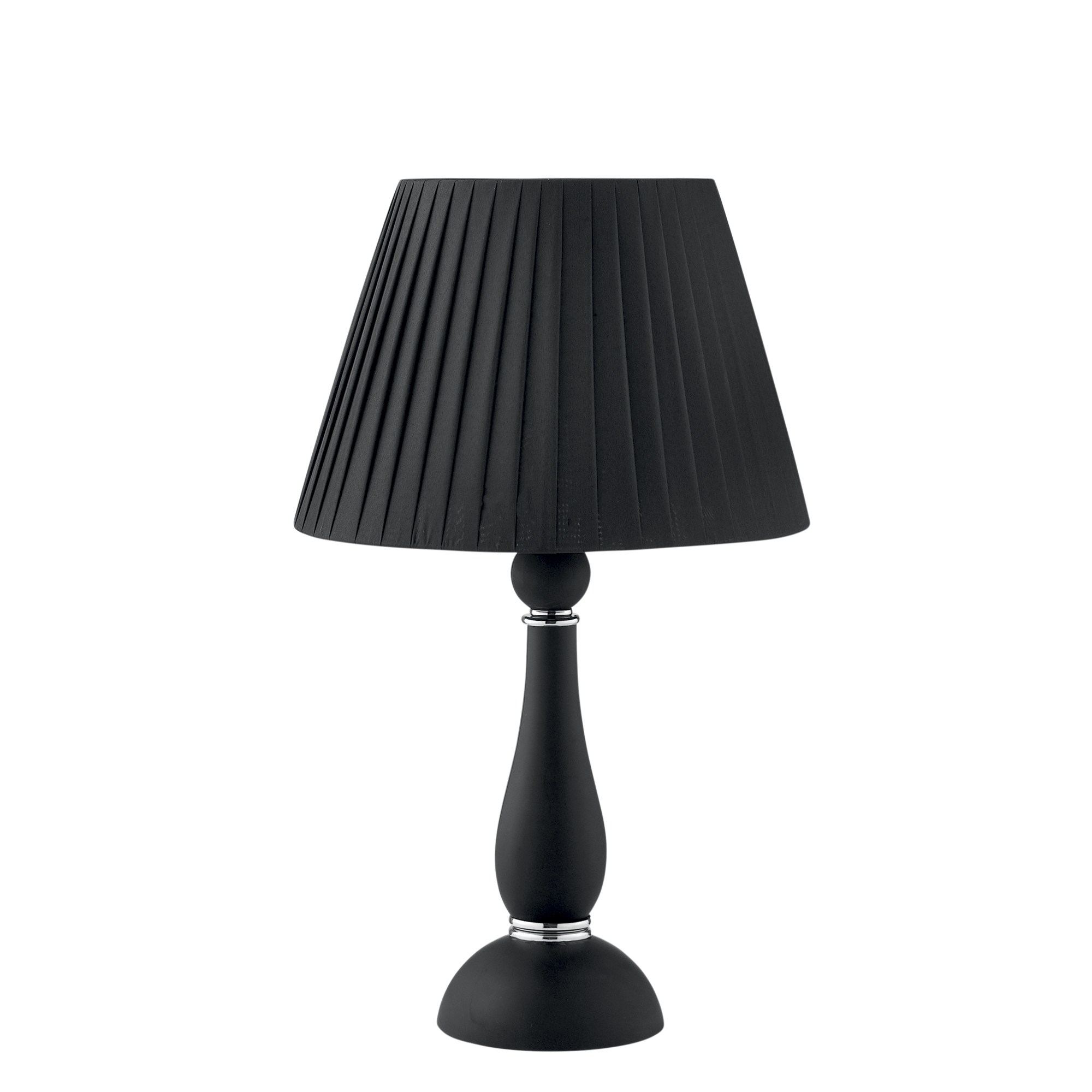 LUME ALFIERE NERO/CROMO 1XE14 32X54CM - Luce Ambiente e Design