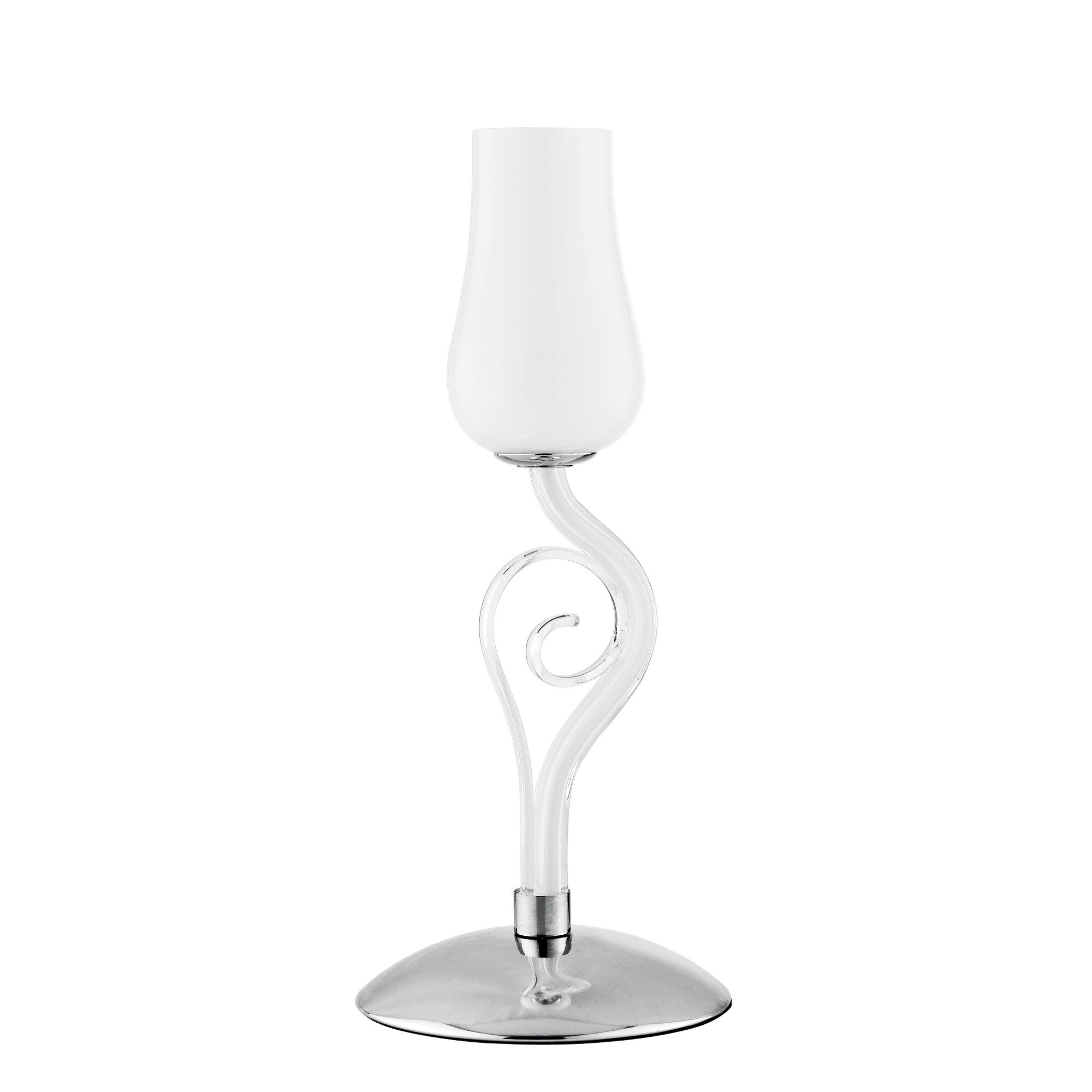 LUME ANGEL BIANCO/CROMO 1XE14 18X43CM - Luce Ambiente e Design