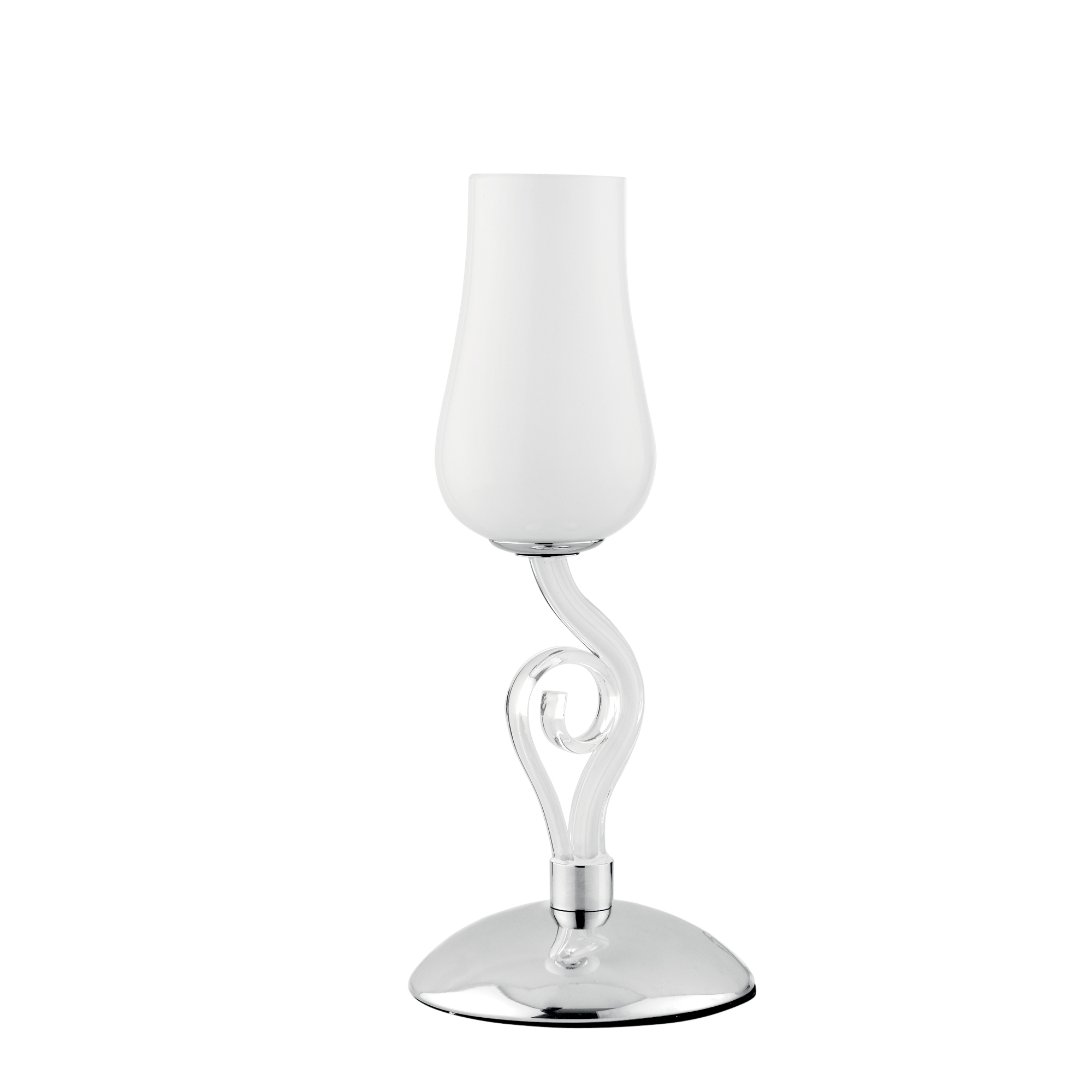 LUMETTO ANGEL BIANCO/CROMO 1XE14 15X34CM - Luce Ambiente e Design