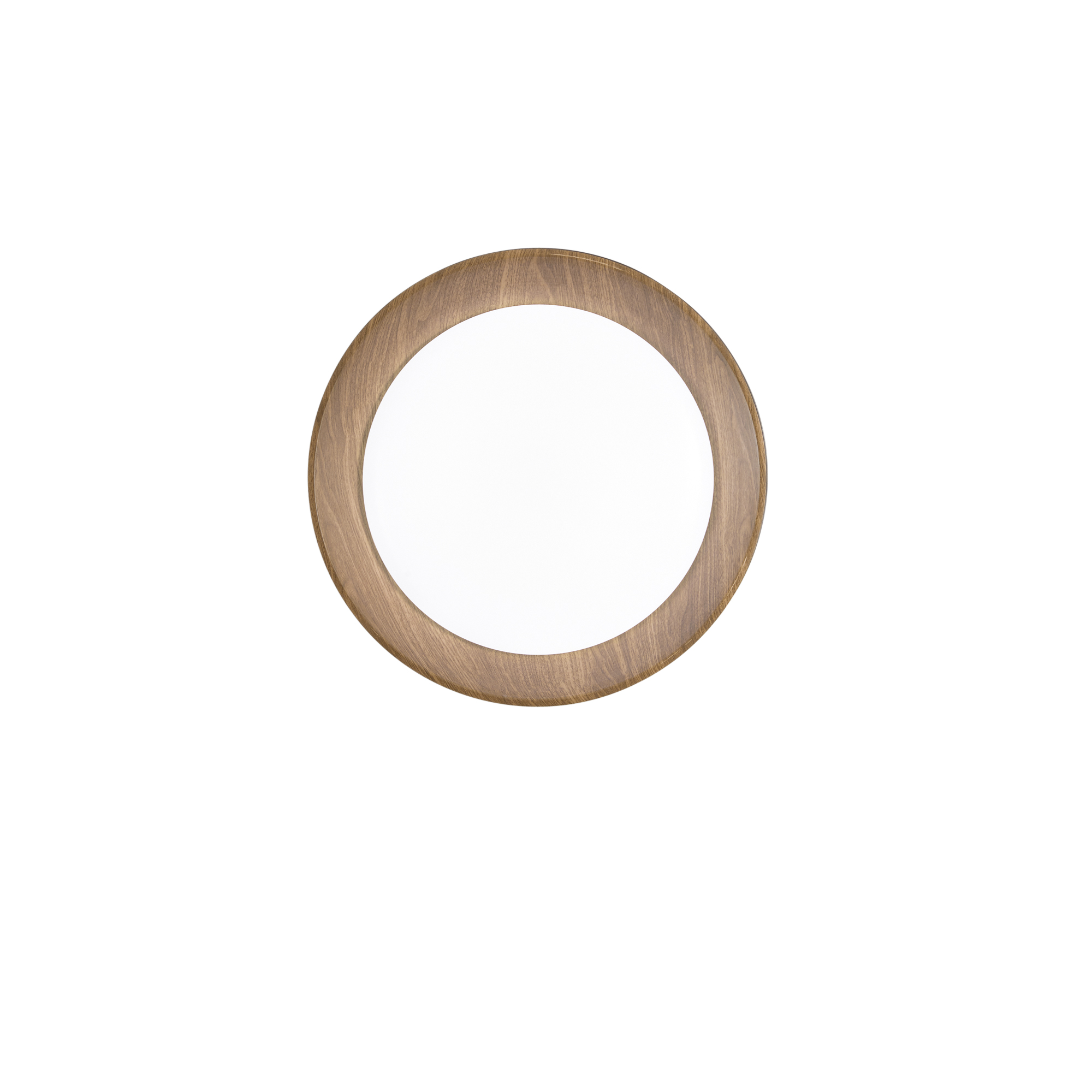 PLAFONIERA LED ARKA NERA/LEGNO 36W 5000LM CCT 3000-4000-6500K 50X50X8,5CM - Luce Ambiente e Design