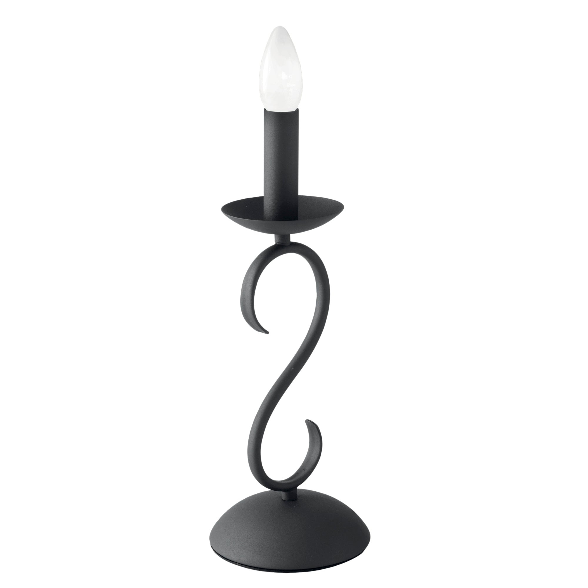 LUME BEATRICE ANTRACITE 1XE14 14X33CM - Luce Ambiente e Design