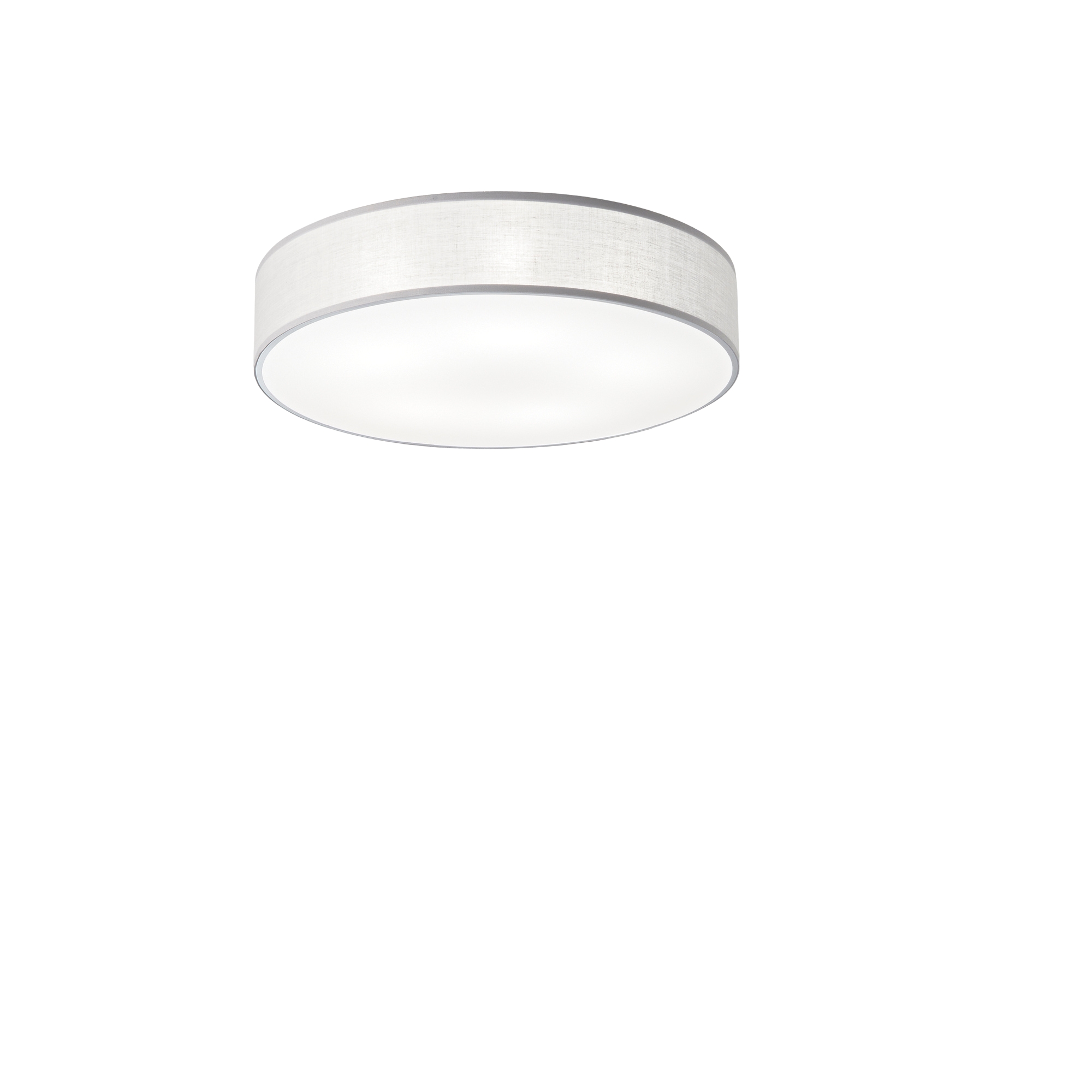 PLAFONIERA CAPITAL GRIGIA 10XE27 98X98X17CM - Luce Ambiente e Design