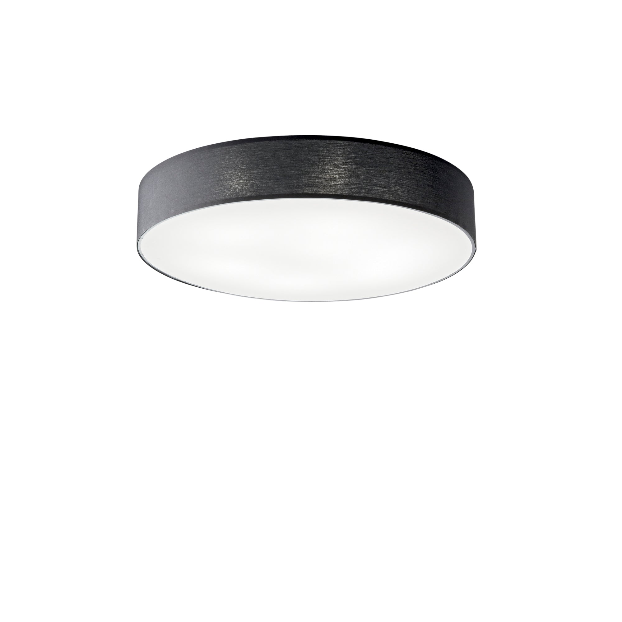 PLAFONIERA CAPITAL NERA 10XE27 98X98X17CM - Luce Ambiente e Design