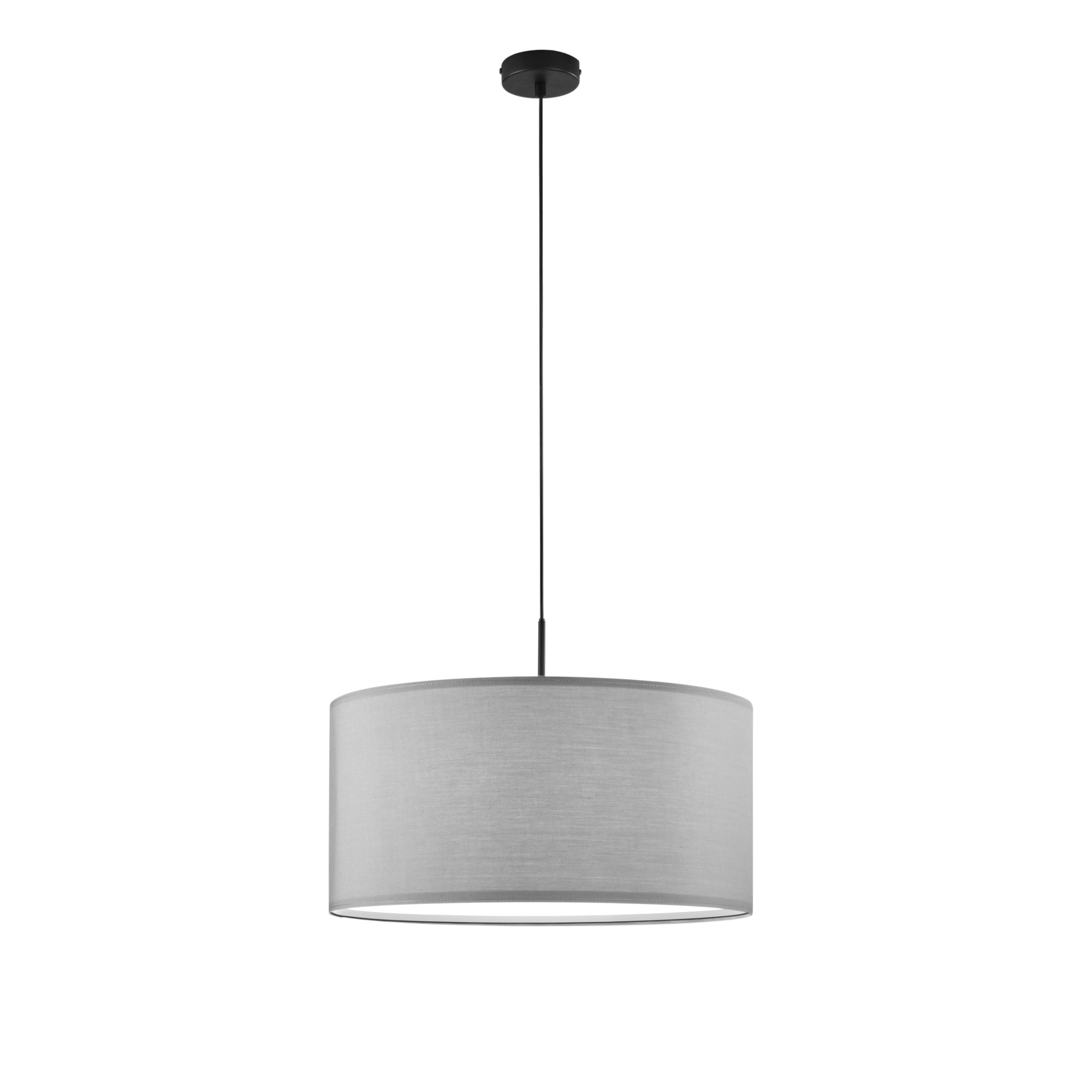 SOSPENSIONE CAPITAL GRIGIA 1XE27 53X53X150CM - Luce Ambiente e Design