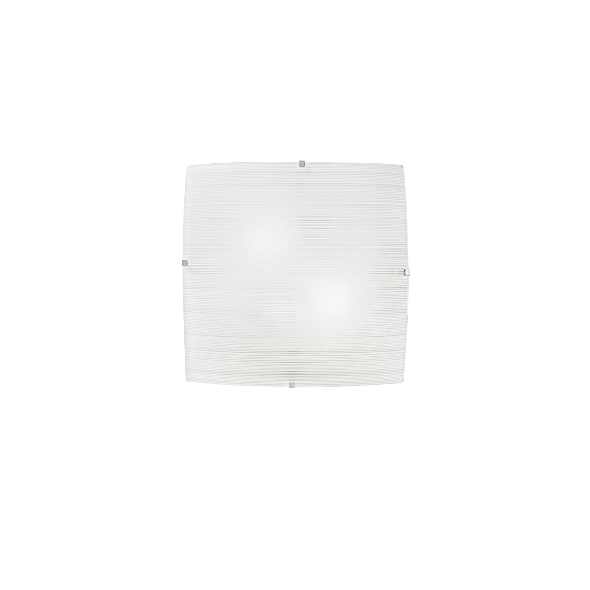 PLAFONIERA CELINE BIANCA 2XE27 30X30X9CM - Luce Ambiente e Design