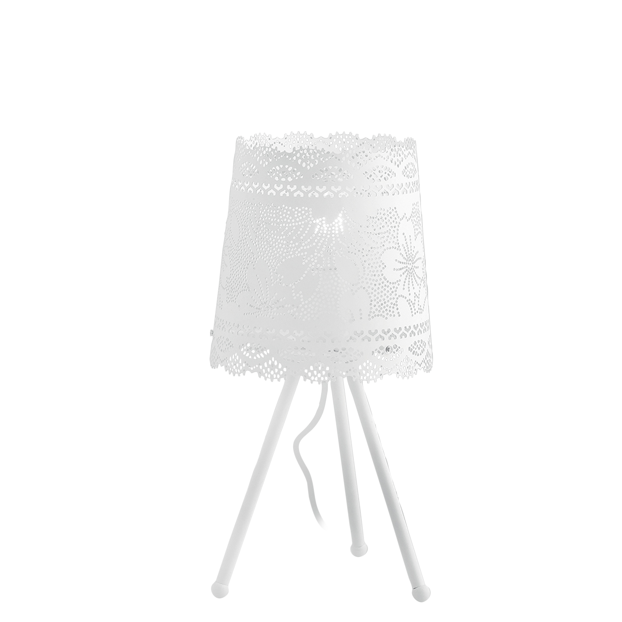 LUME CLUNY BIANCO 1XE27 20X46CM - Luce Ambiente e Design