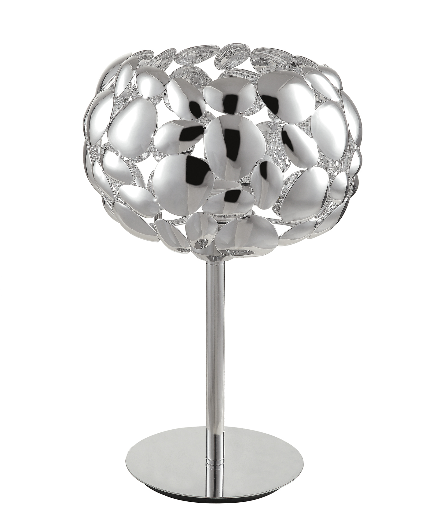 LUMETTO DIONISO CROMO 1XE27 22X22X34,5CM - Luce Ambiente e Design