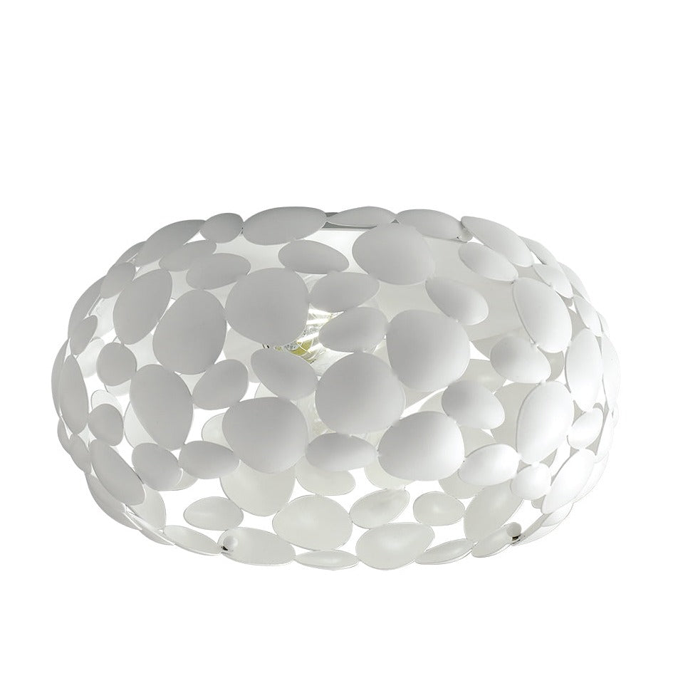 PLAFONIERA DIONISO BIANCA 2XE27 35X35X16CM - Luce Ambiente e Design