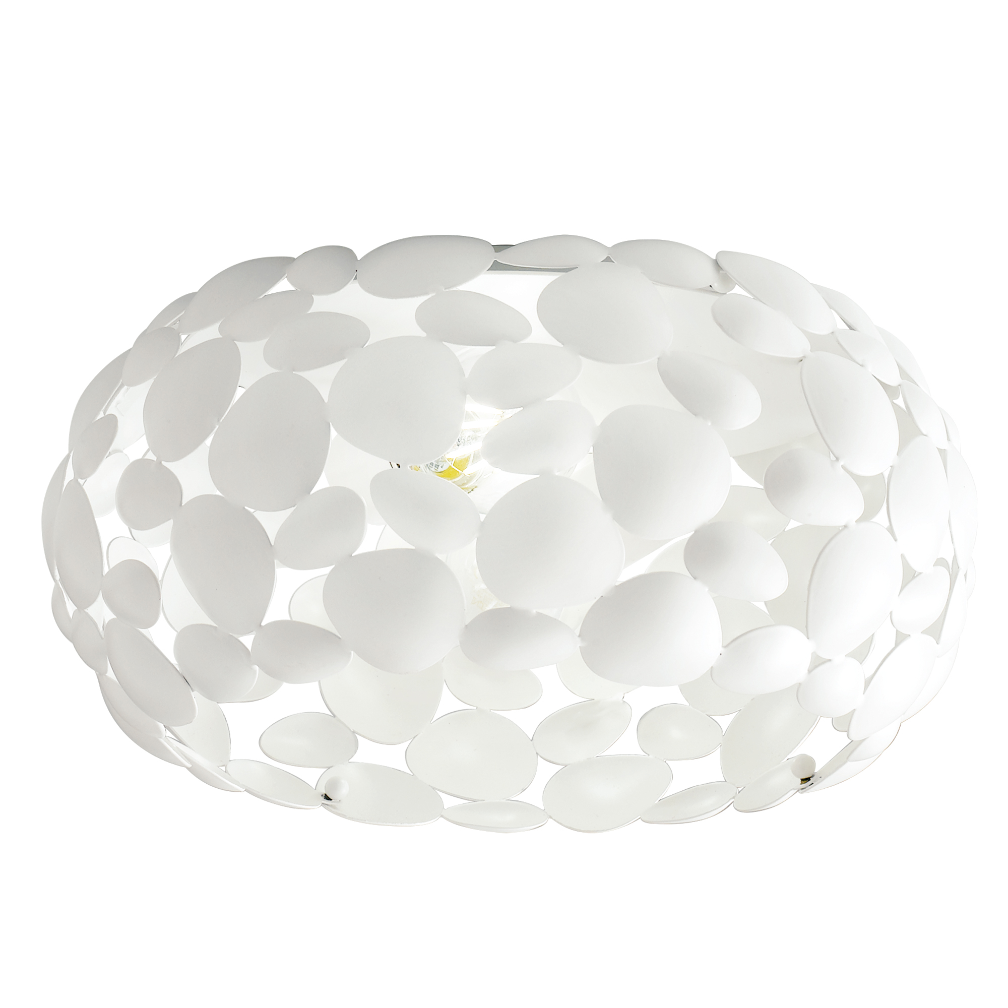 PLAFONIERA DIONISO BIANCA 3XE27 48X48X21CM - Luce Ambiente e Design