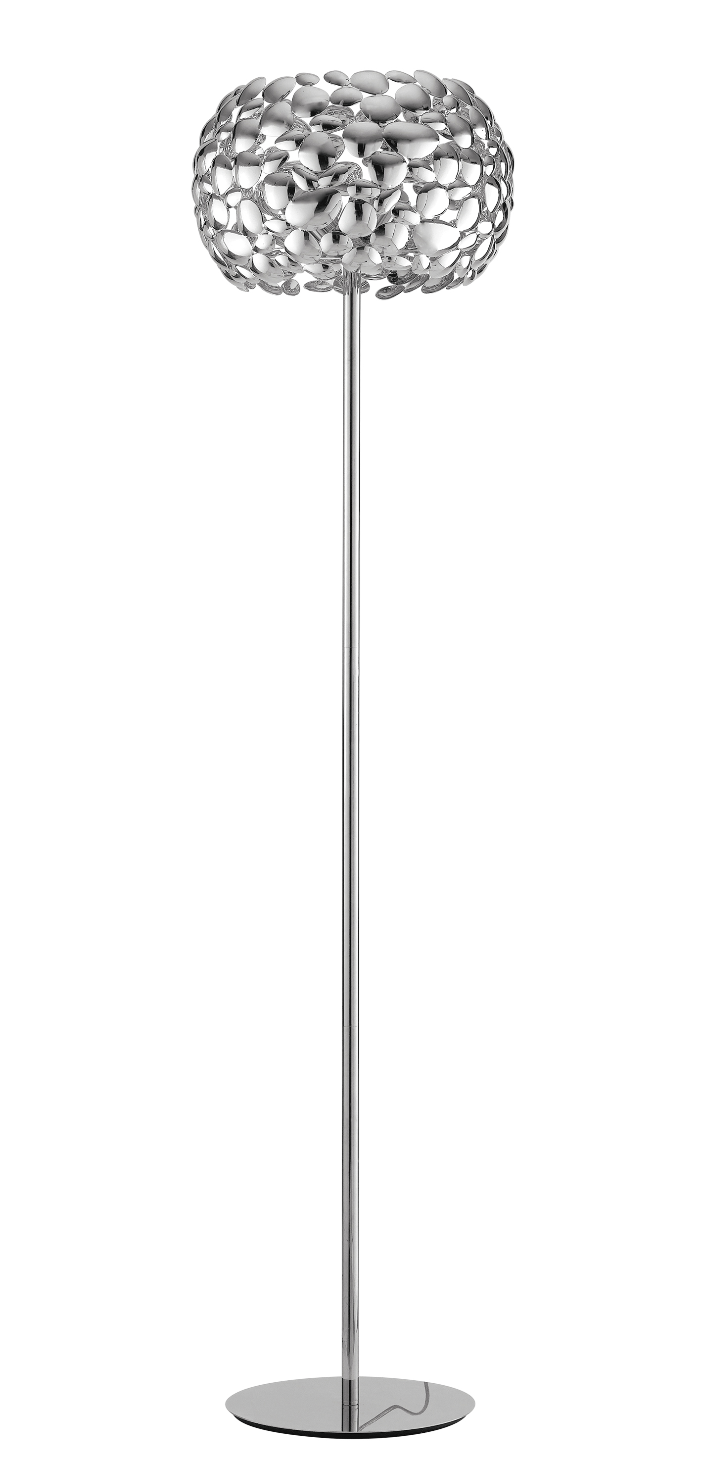 DIONISO floor lamp in chrome metal - Luce Ambiente e Design