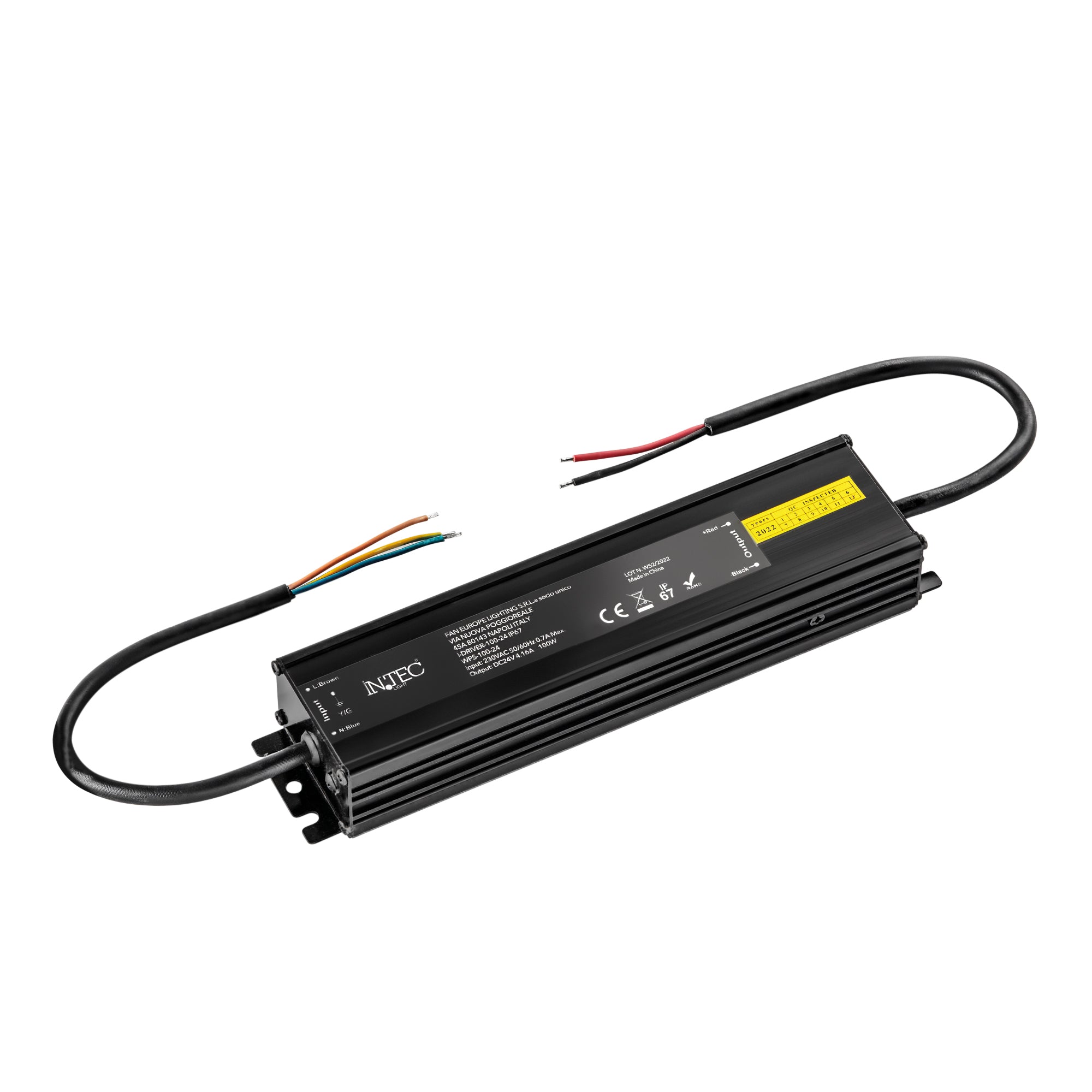 DRIVER 24V 100W 4.1A INPUT AC176-264V DC250-360V - Intec