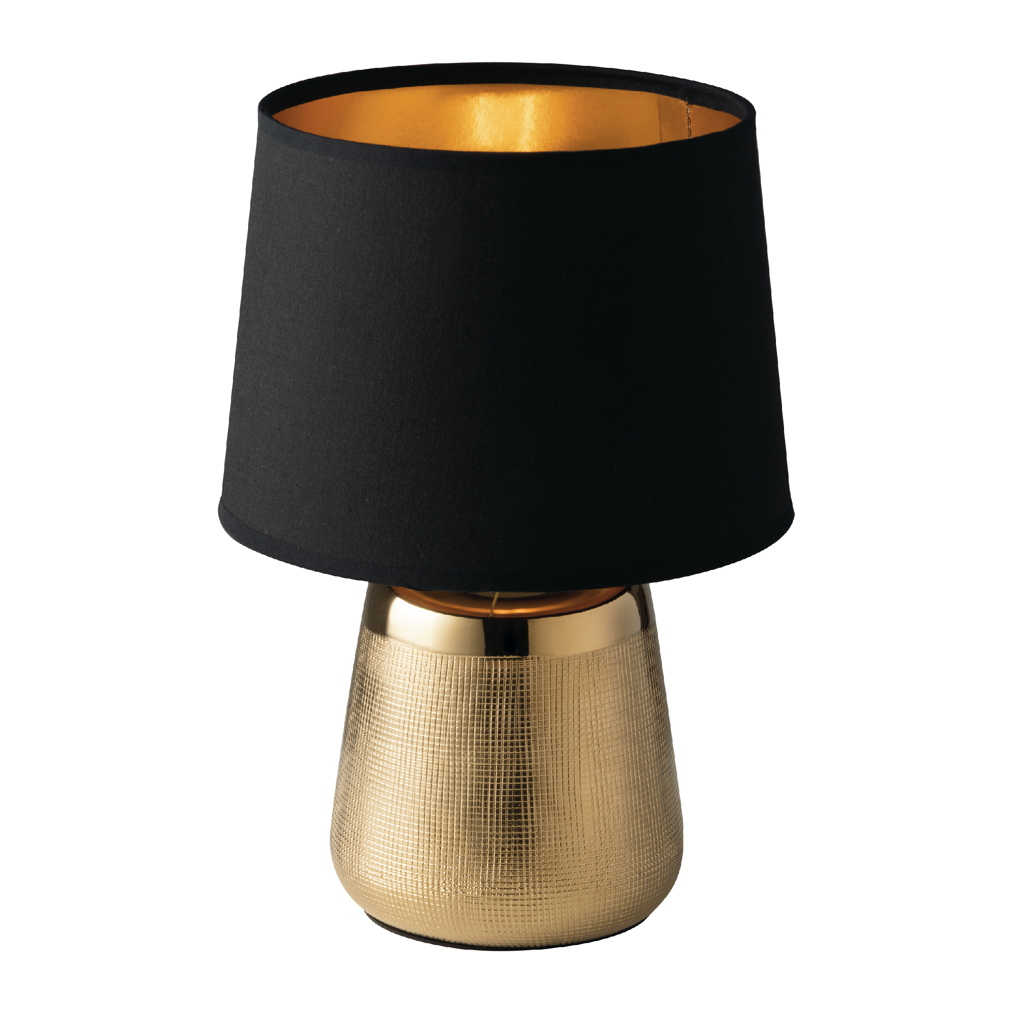 LUMETTO ECSTASY ORO/NERO 1XE14 17X29CM - Luce Ambiente e Design