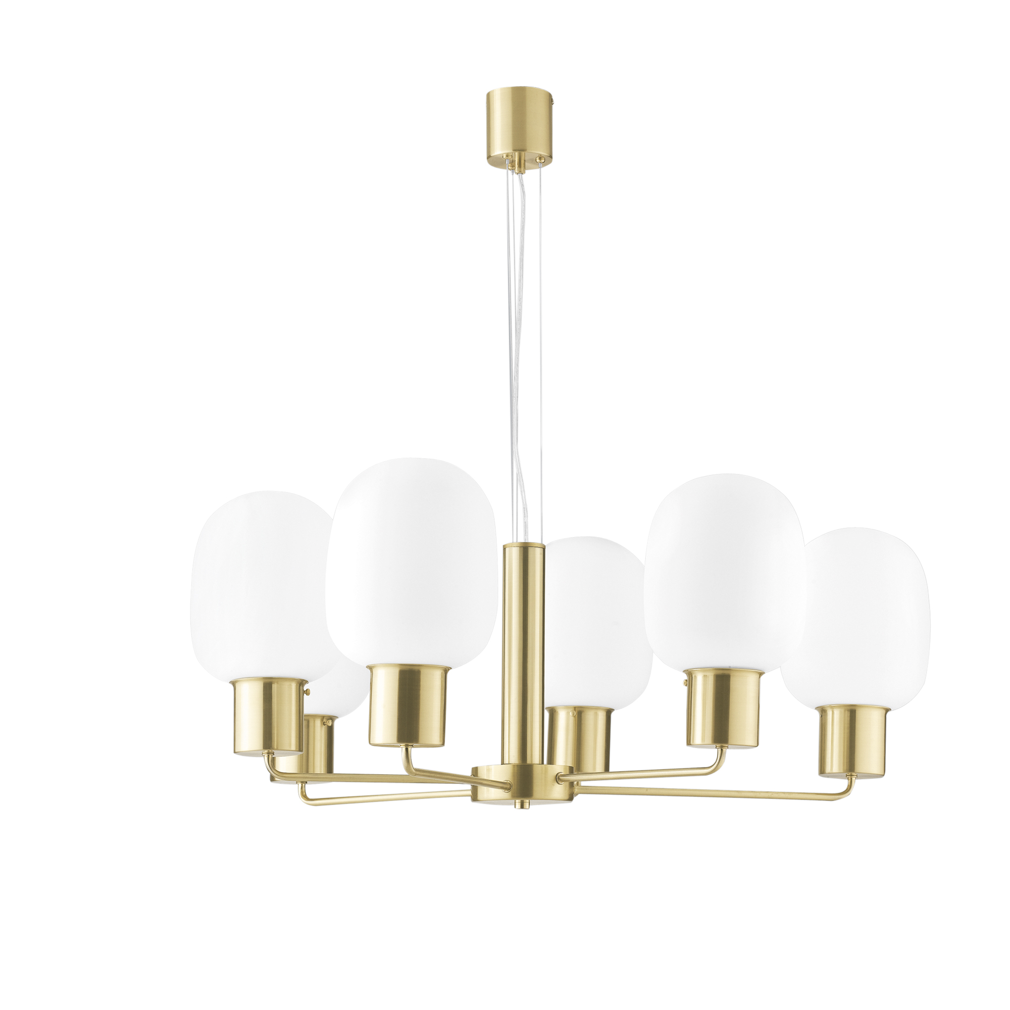 LAMPADARIO FELLINI ORO 6XE27 98X150CM - Luce Ambiente e Design