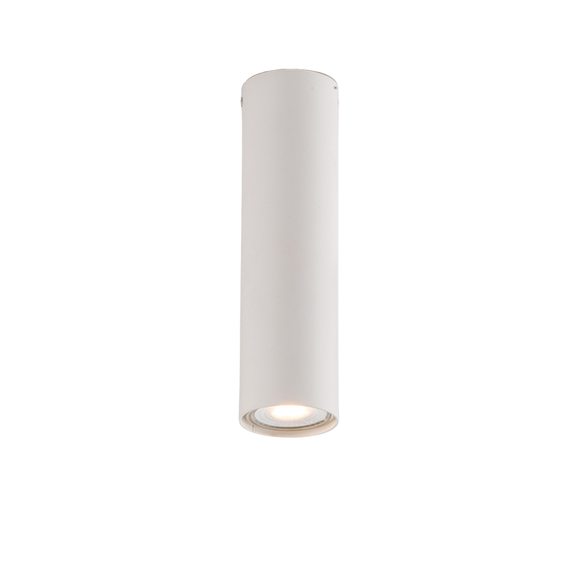 PLAFONIERA FLUKE TONDA BIANCA 1XGU10 5,5X5,5X20CM - Luce Ambiente e Design