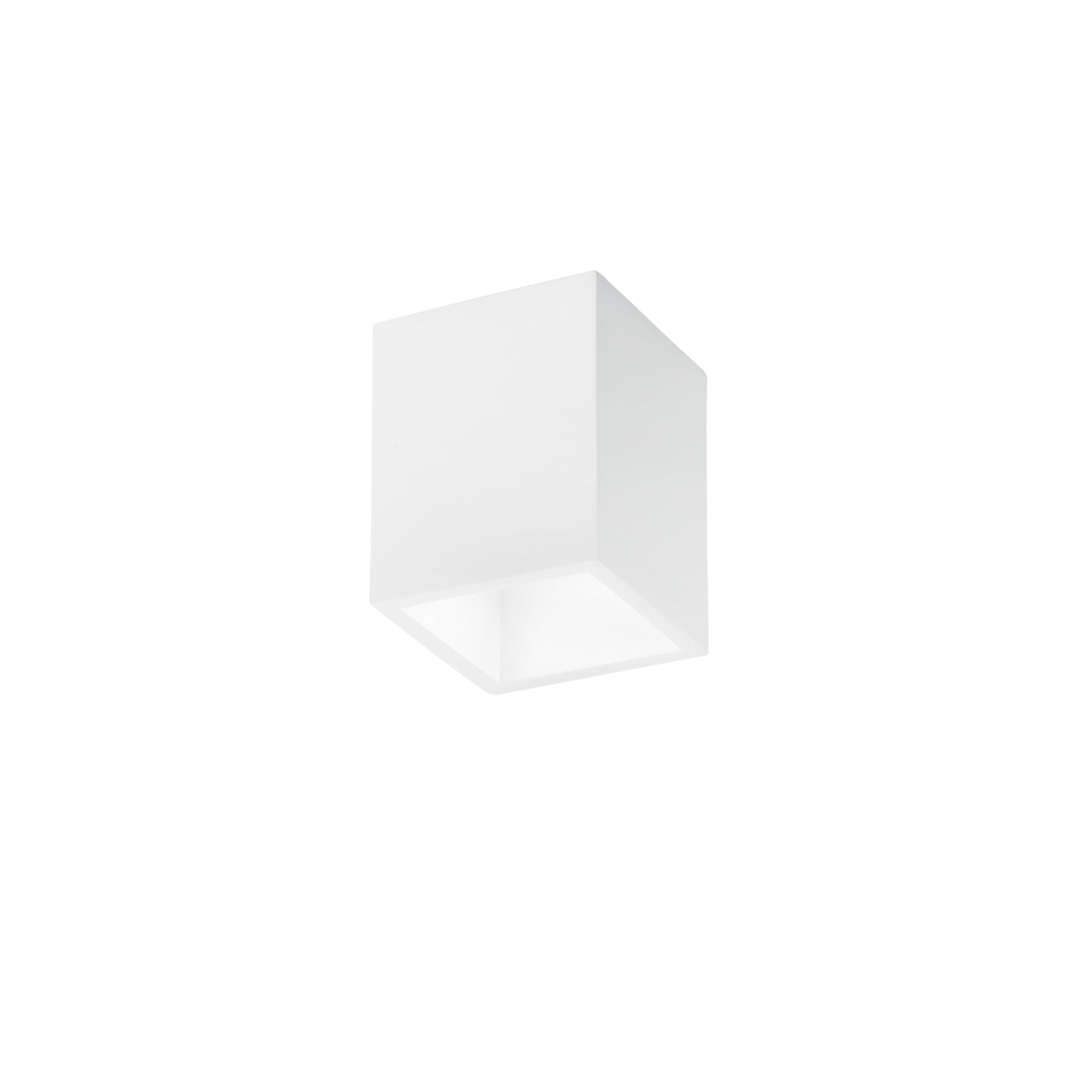 PLAFONIERA FOSTER BIANCA 1XGU10 11X11X14CM - Luce Ambiente e Design