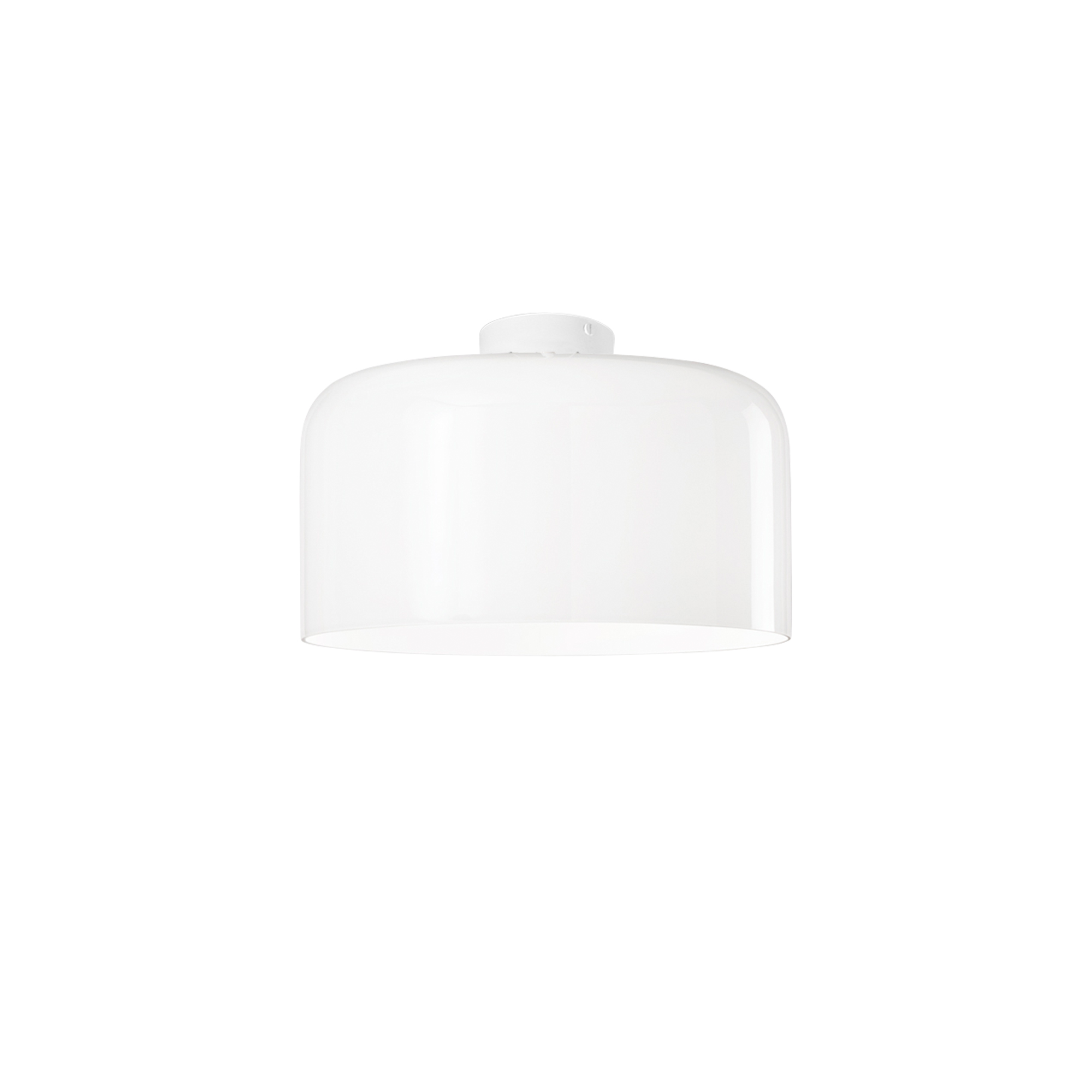 PLAFONIERA GIBUS BIANCA 1XE27 35X35X23CM - Luce Ambiente e Design