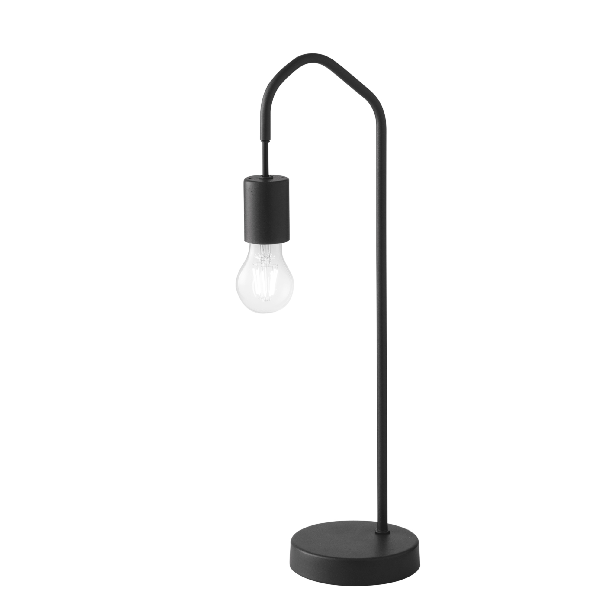 LUME HABITAT NERO 1XE27 17X48CM - Luce Ambiente e Design