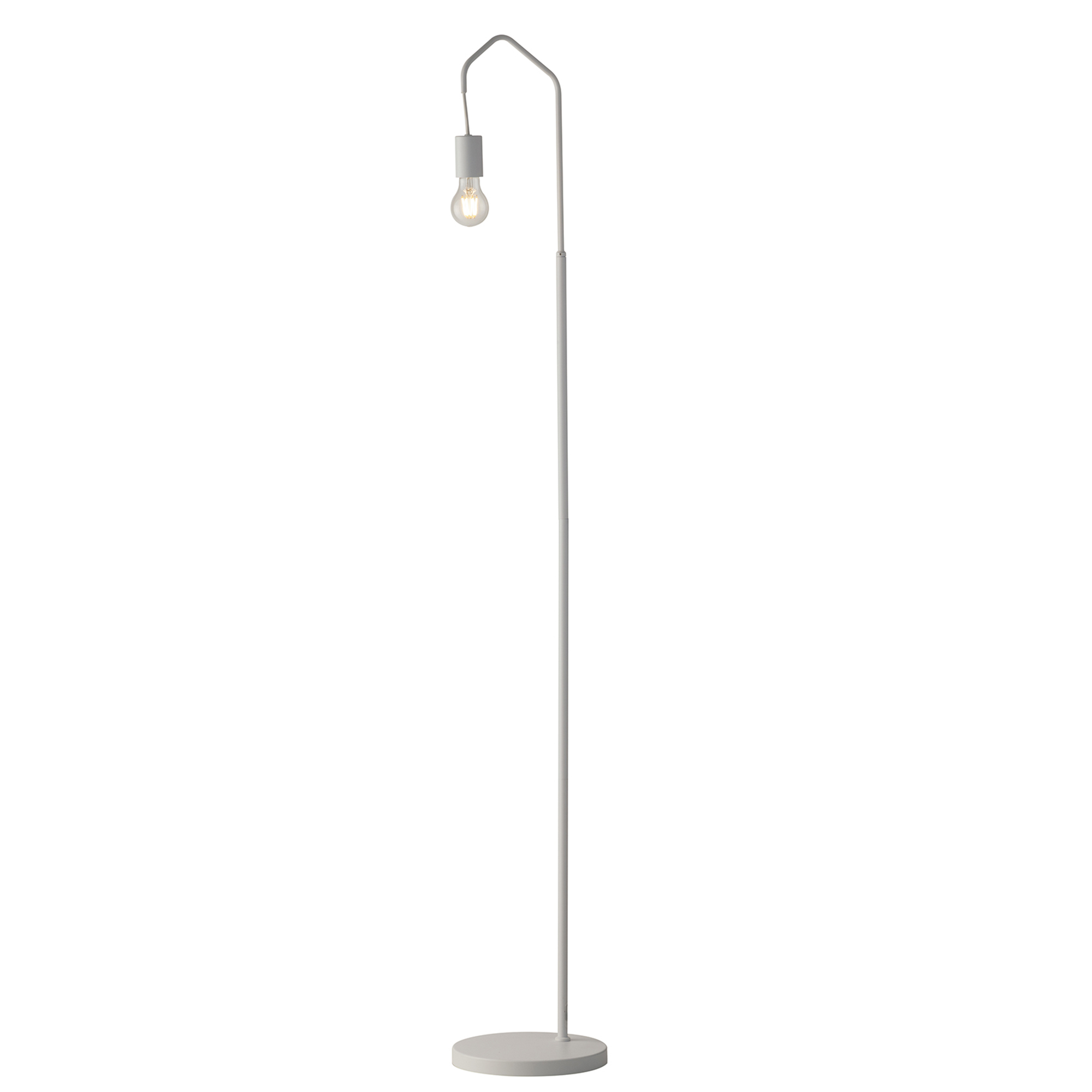 HABITAT floor lamp in white metal - Luce Ambiente e Design