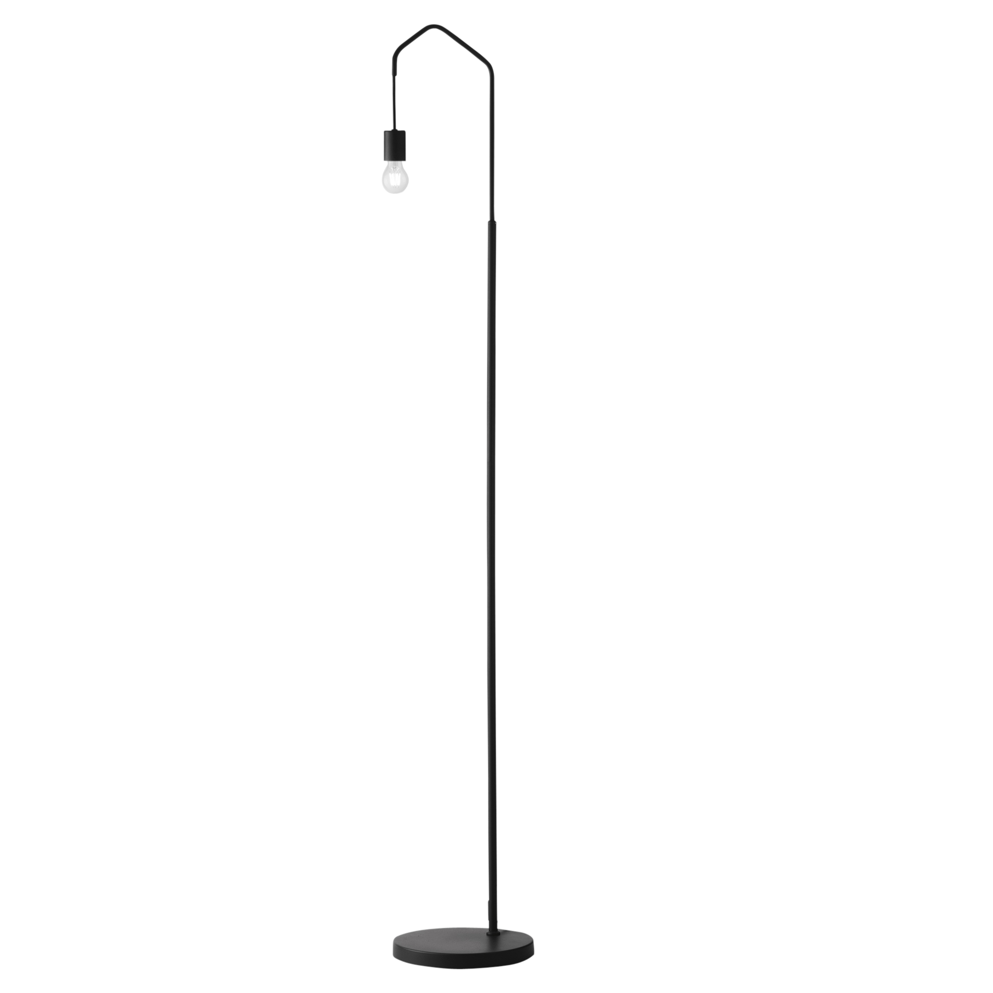 HABITAT floor lamp in black metal - Luce Ambiente e Design