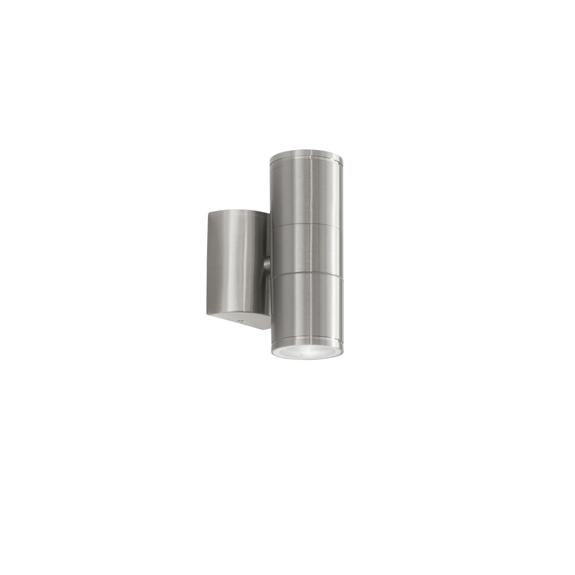 JUMP outdoor wall light in stainless steel aluminum with dual-emission light - Intec