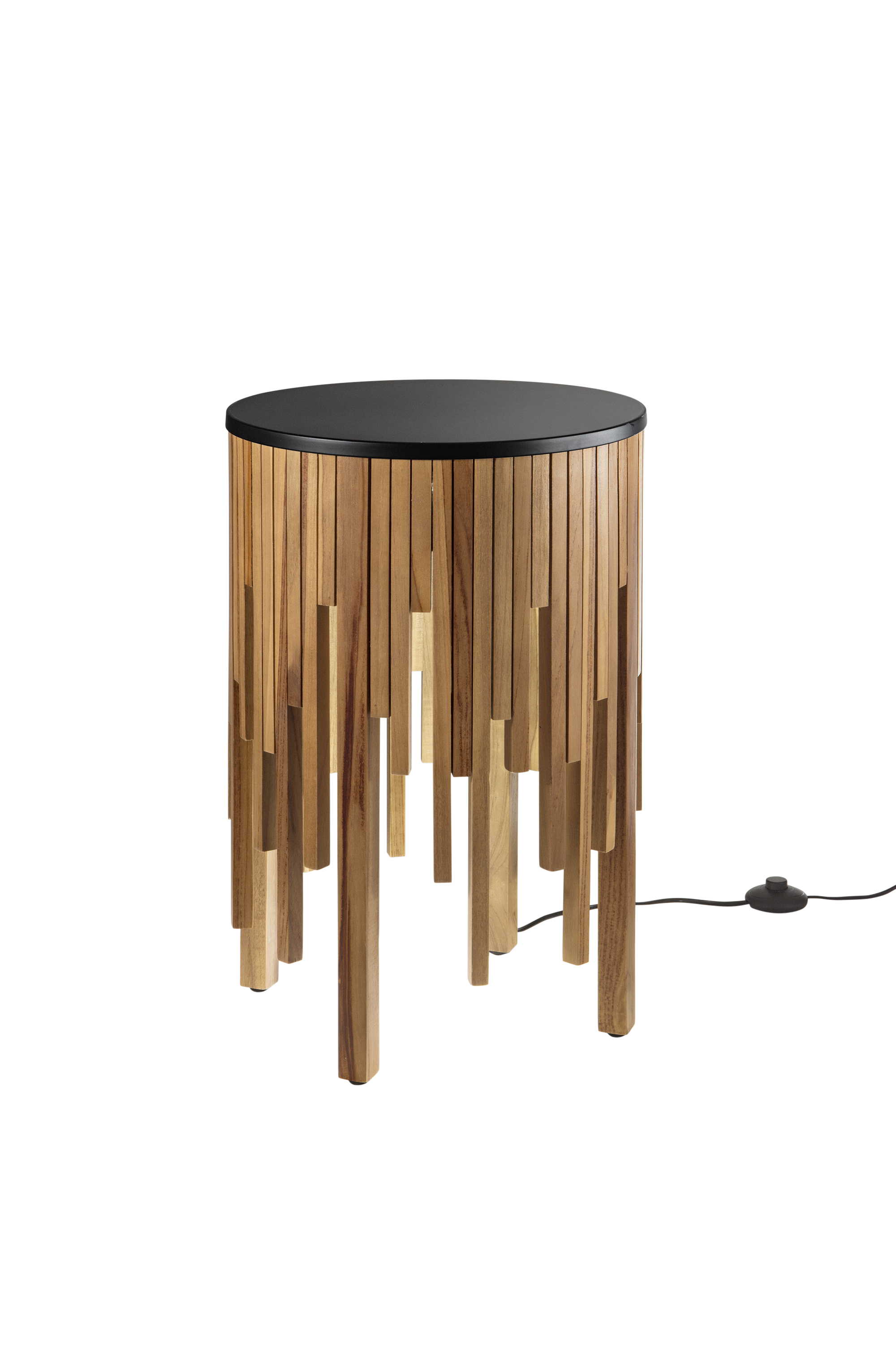 LUME-PIANTANA/TAVOLO KENGO ILLUMINATO A LED 40X40X60CM - Luce Ambiente e Design