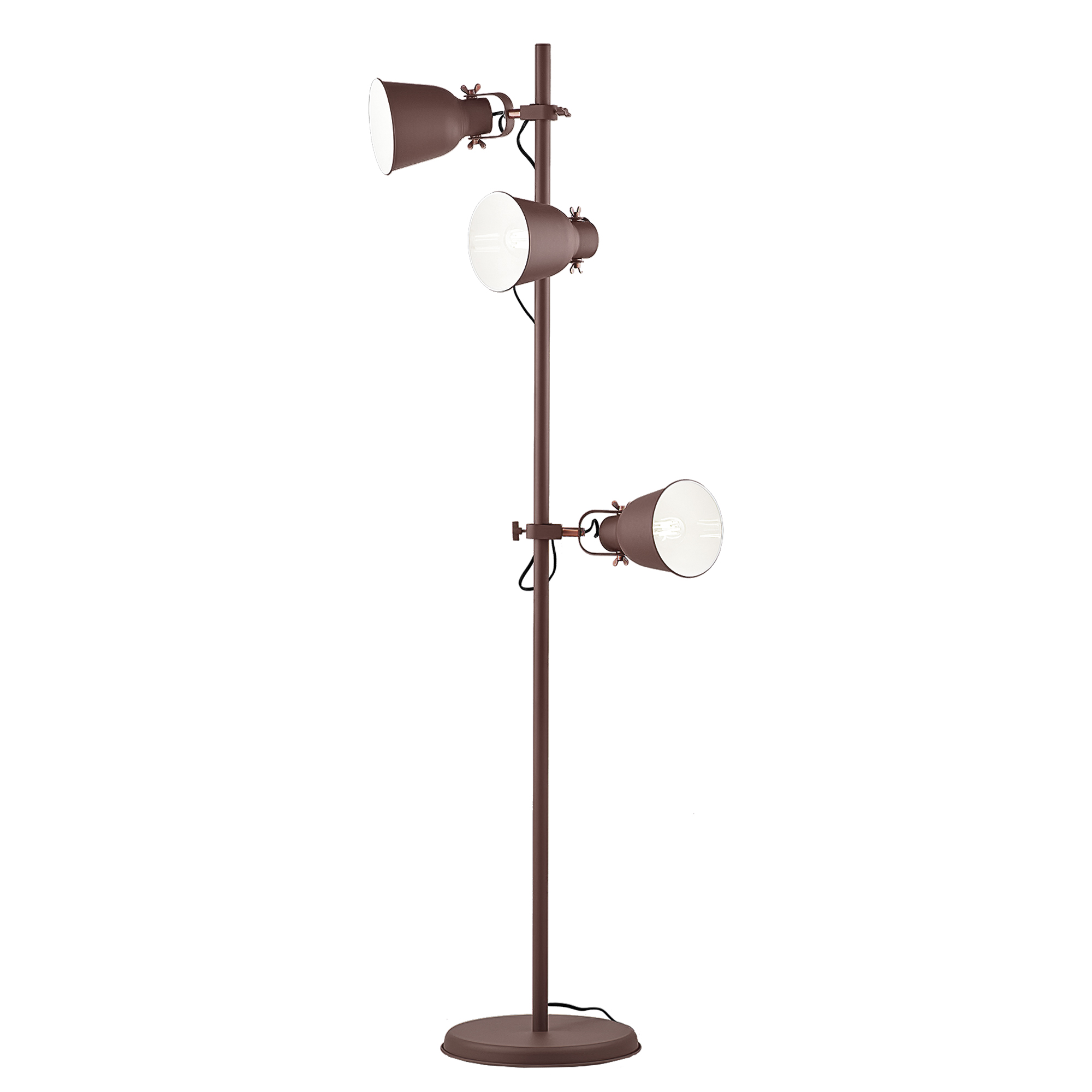 LEGEND floor lamp in bronze metal with copper finishes - 3 light points - Luce Ambiente e Design