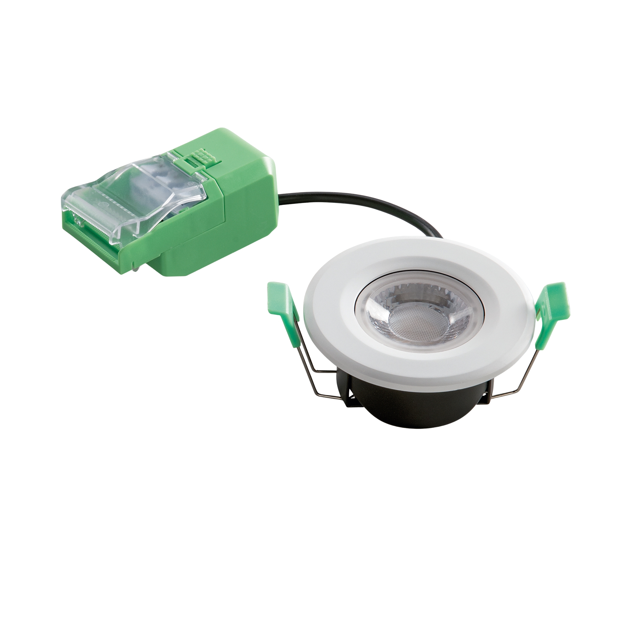 INCASSO BBC BIANCO IN METALLO DIMM 4W 300LM/380LM/400LM/340LM 6W 500LM/580LM/600LM/540LM CCT 2700K/3000K/4000K/6500 IP20BACK IP65FRONT Φ86XH45MM CUT OUT Φ70MM - INTEC