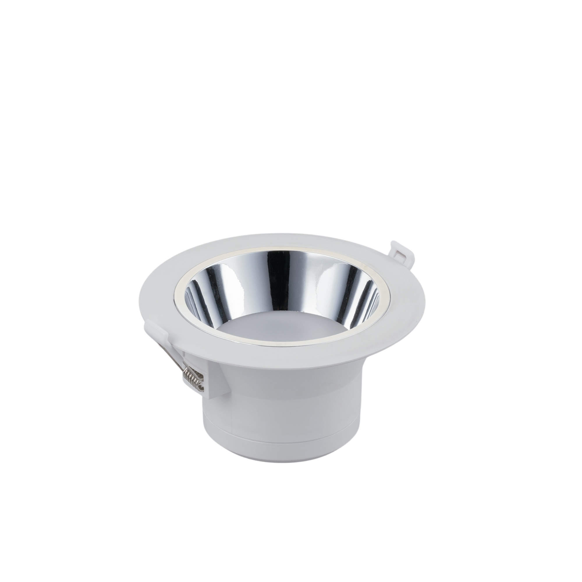 INCASSO LED MACK BIANCO E CROMO 15W 1650LM 4000K 15X8,1CM - Intec