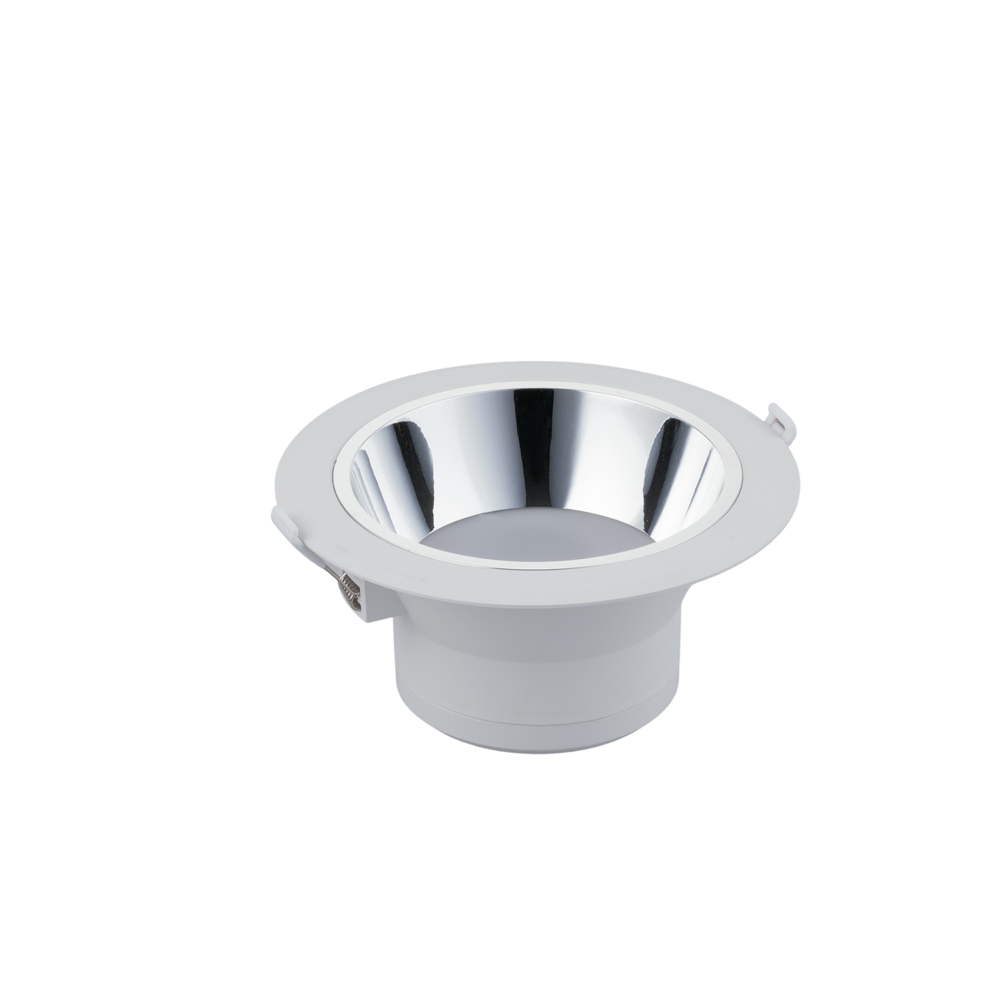 INCASSO LED MACK BIANCO E CROMO 20W 2500LM 4000K 19X9,1CM - Intec